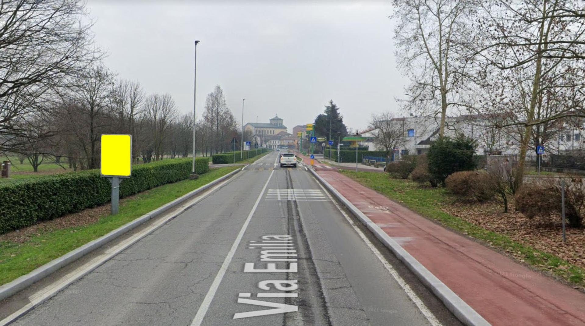 Impianto CARTELLONISTICA a Tavazzano con Villavesco, in zona Verde Oliva