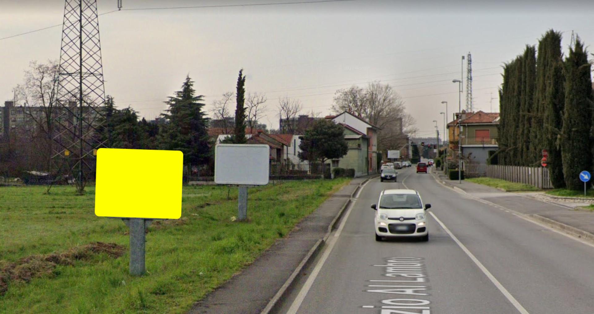 Impianto CARTELLONISTICA a Brugherio, in zona Il Glicine