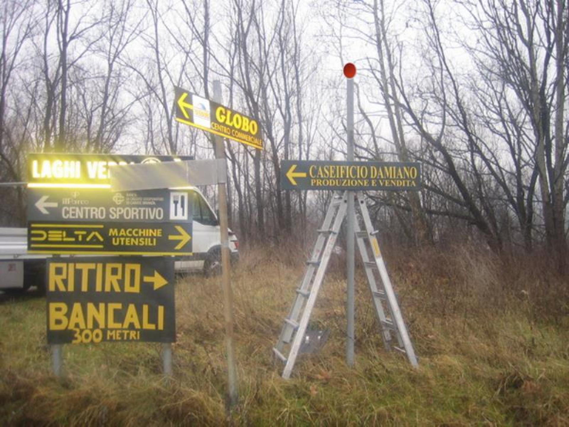Impianto FRECCE / PREINSEGNE a Inverigo, in zona Bar Bencini
