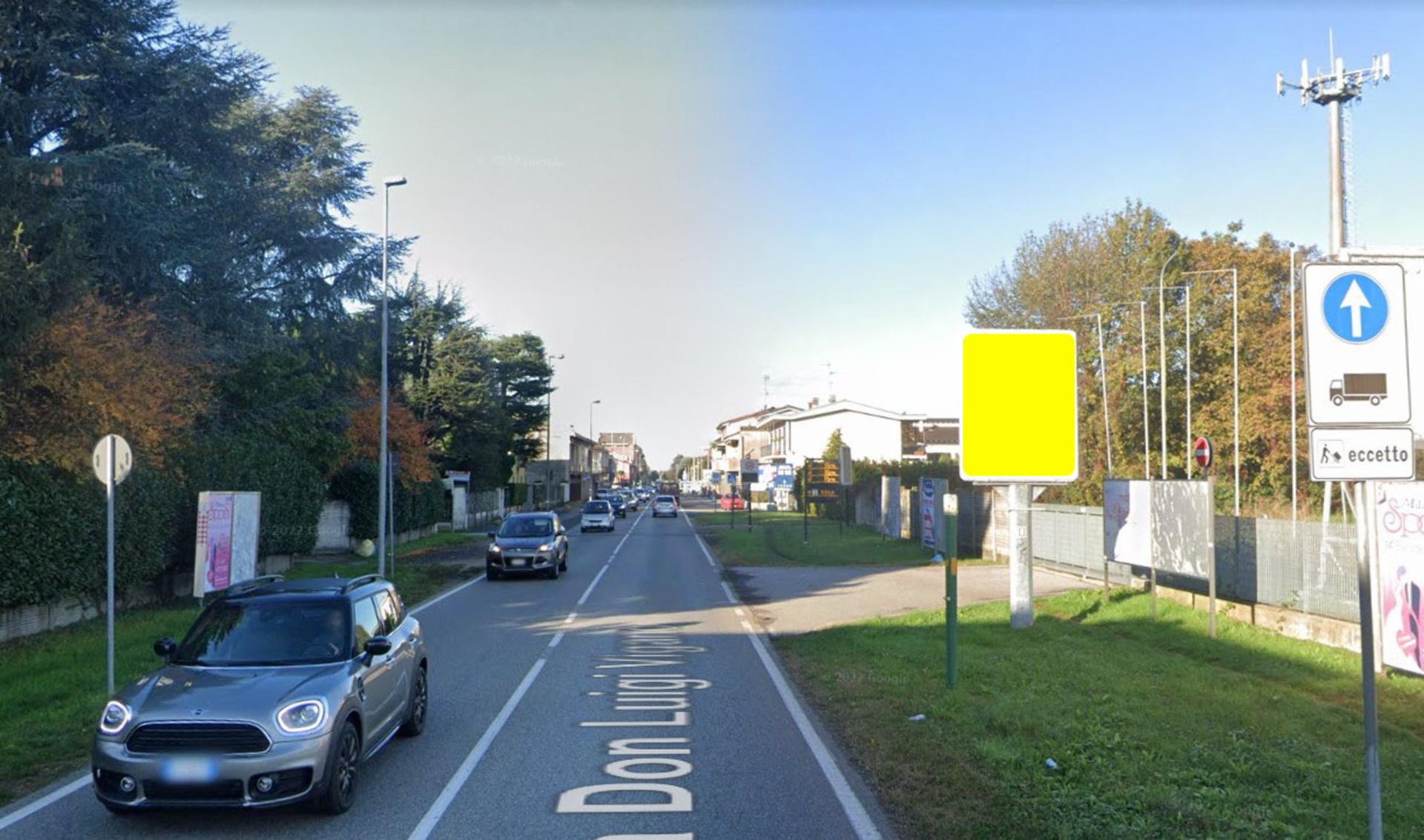 Impianto CARTELLONISTICA a Cesano Maderno, in zona Mazzola arredamenti