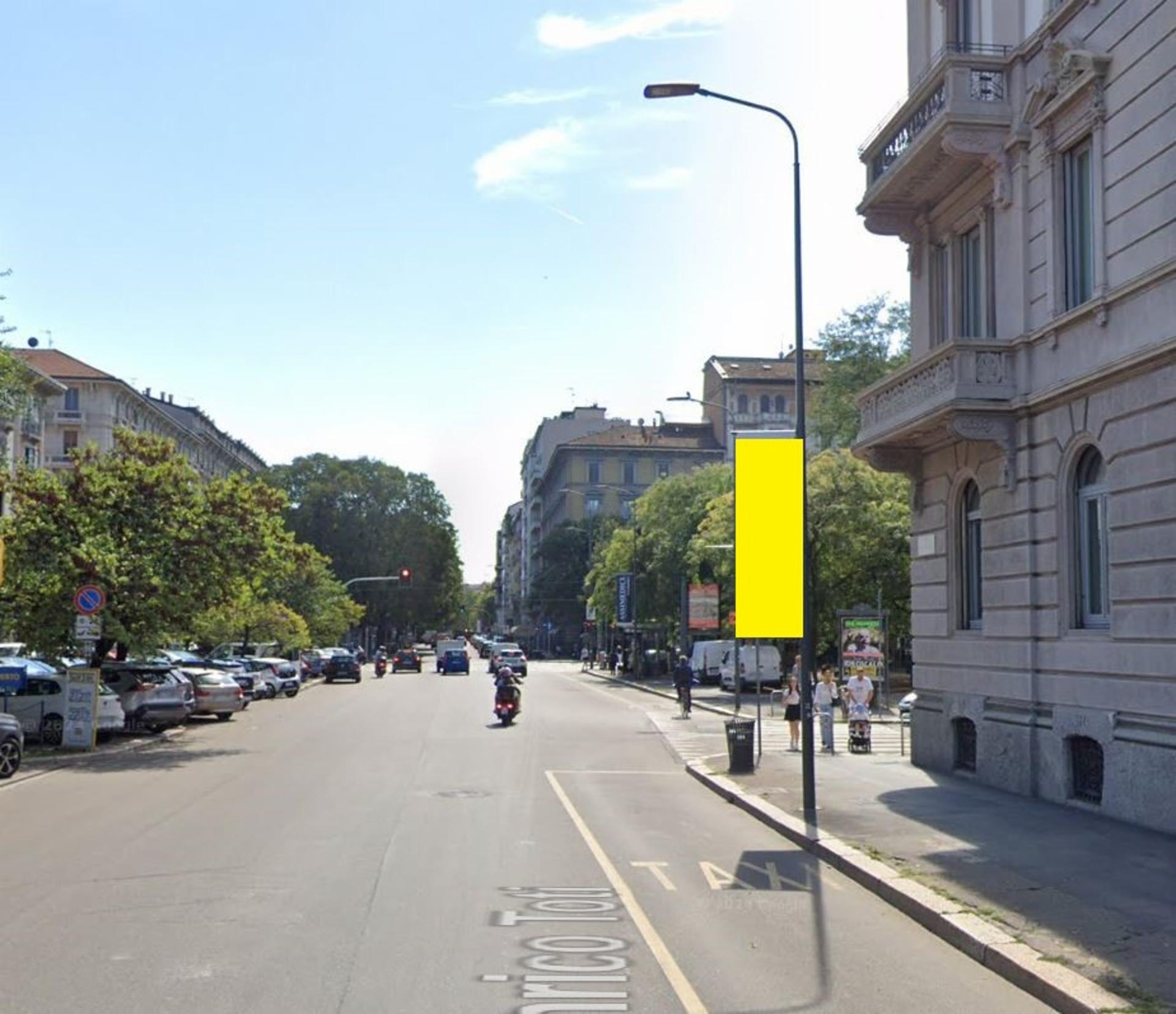 Impianto VERTICAL BANNER a Milano, in zona Stefano Cesano