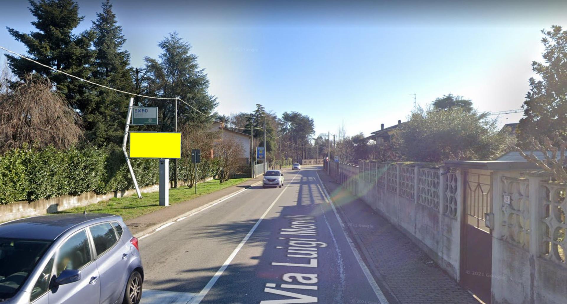 Impianto CARTELLONISTICA a Marnate, in zona Chiesa di San Sebastiano