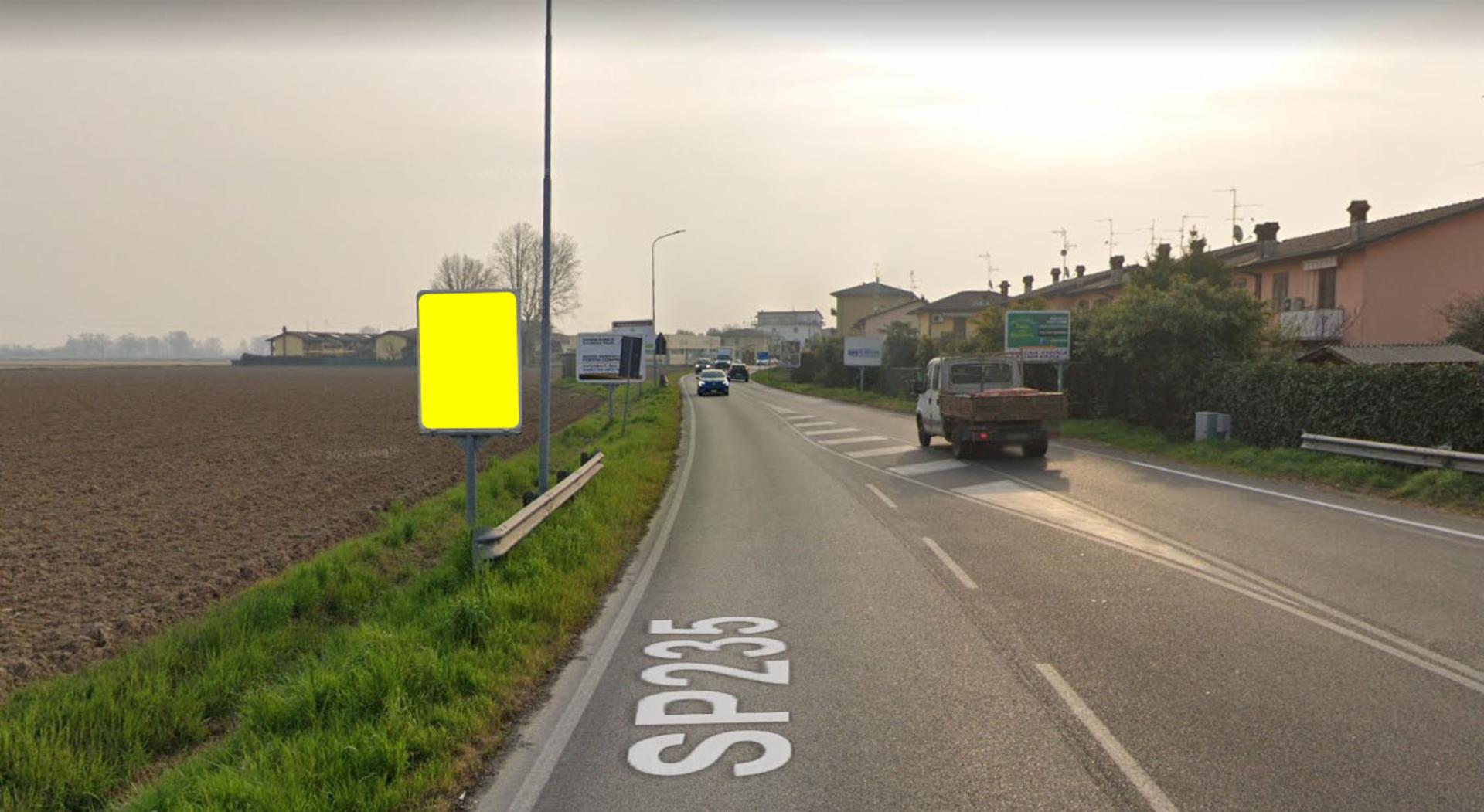 Impianto CARTELLONISTICA a Albuzzano, in zona Bar Pit Stop