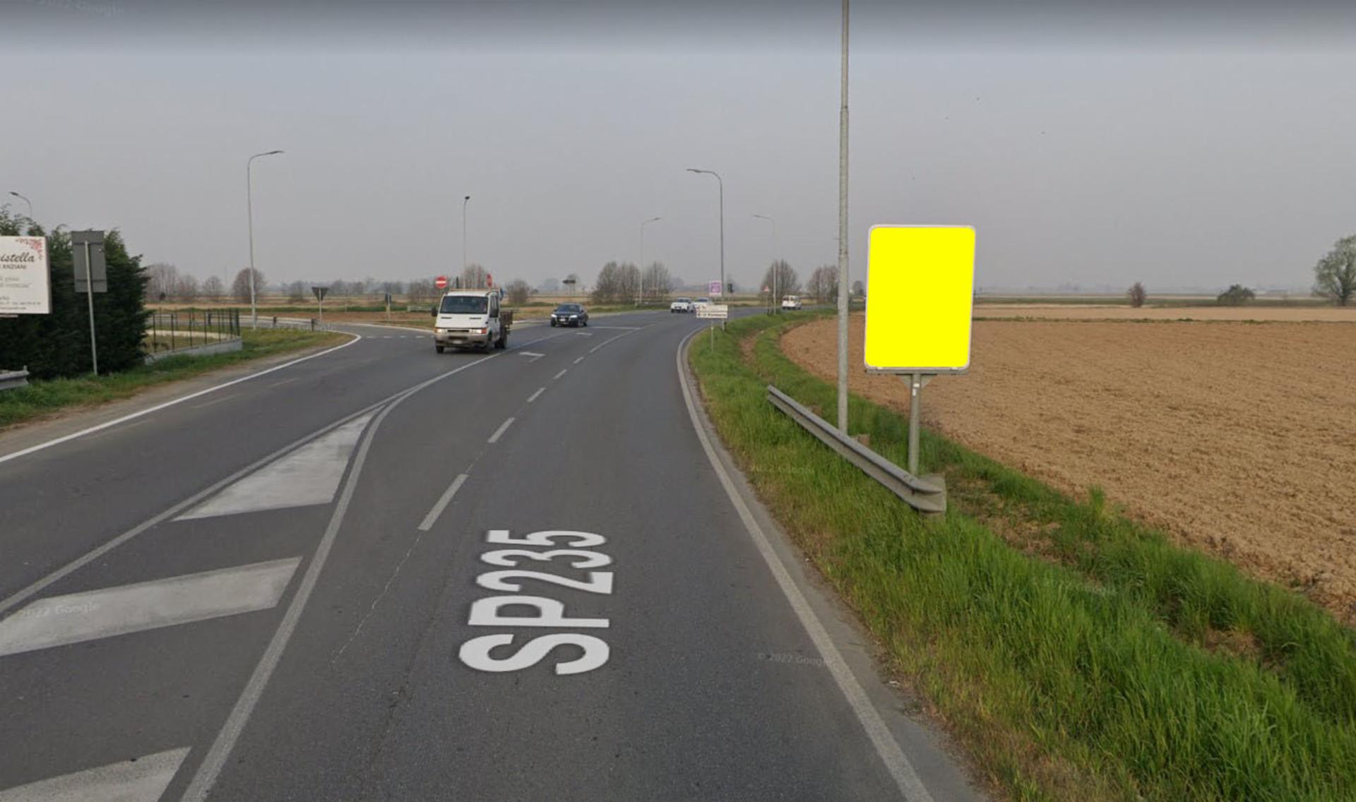 Impianto CARTELLONISTICA a Albuzzano, in zona Bar Pit Stop