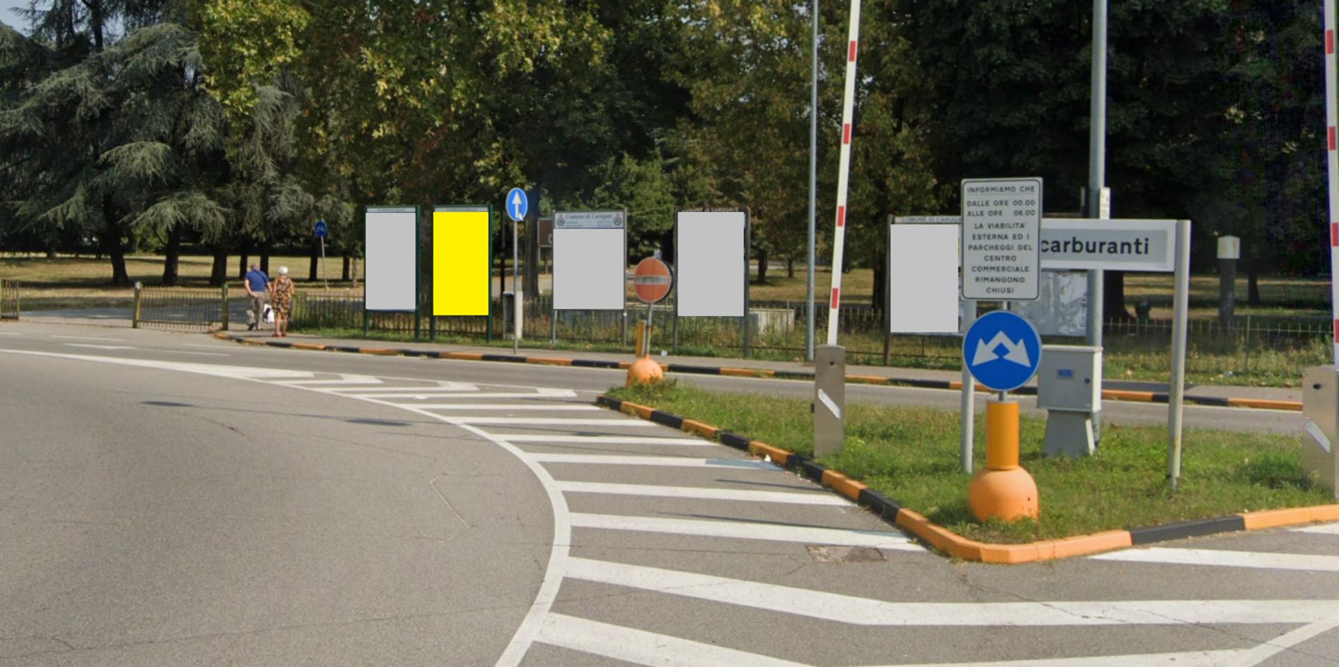 Impianto STENDARDO a Carugate, in zona Nara Camicie