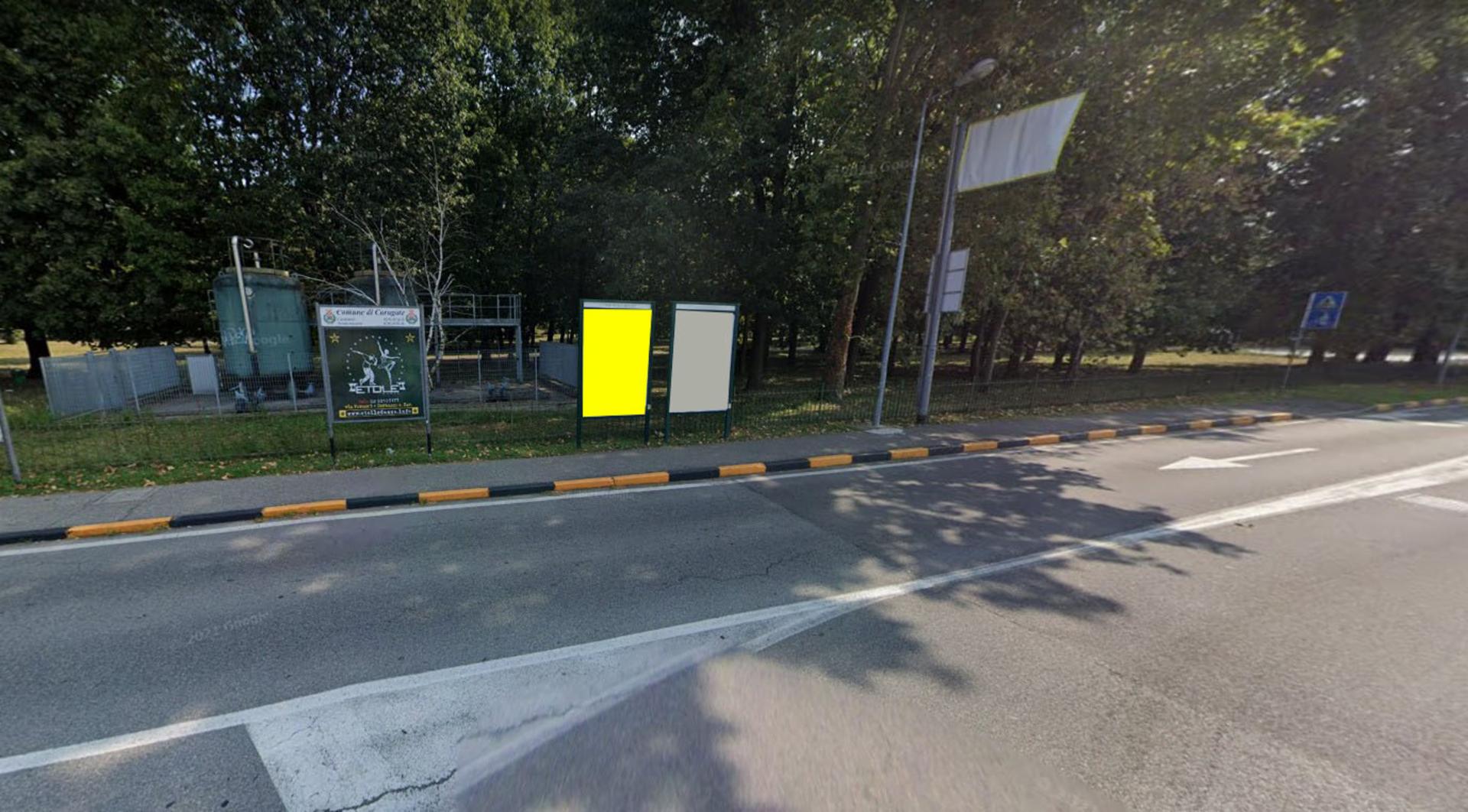 Impianto CARTELLONISTICA a Carugate, in zona Nara Camicie