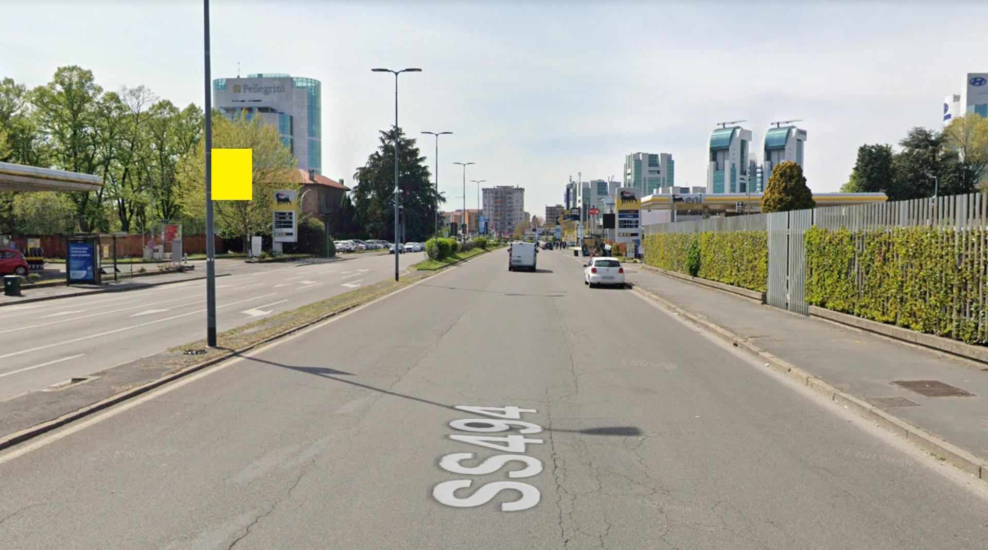 Impianto TARGA PALO a Milano, in zona Mac Donald