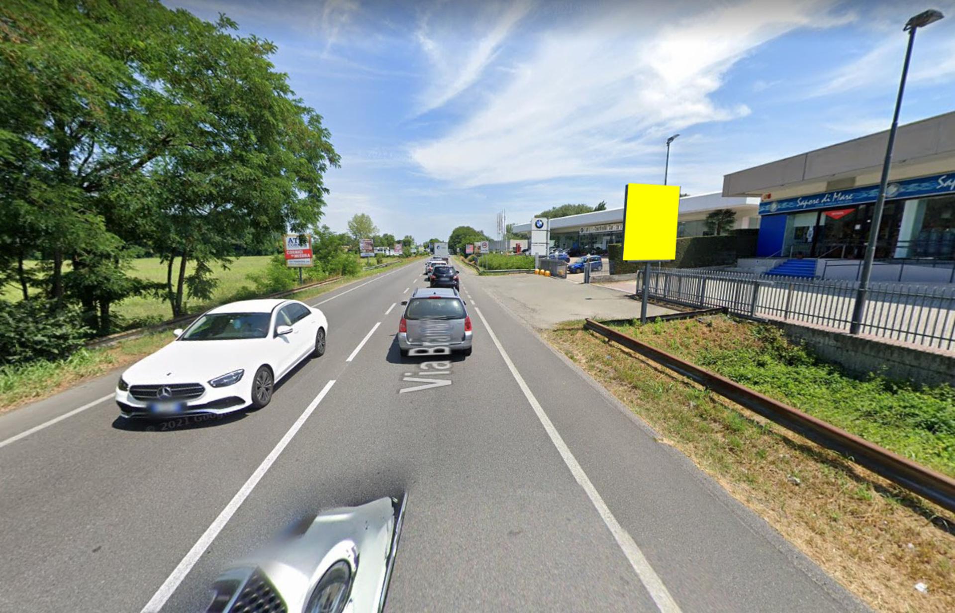 Impianto CARTELLONISTICA a Pavia, in zona Basko