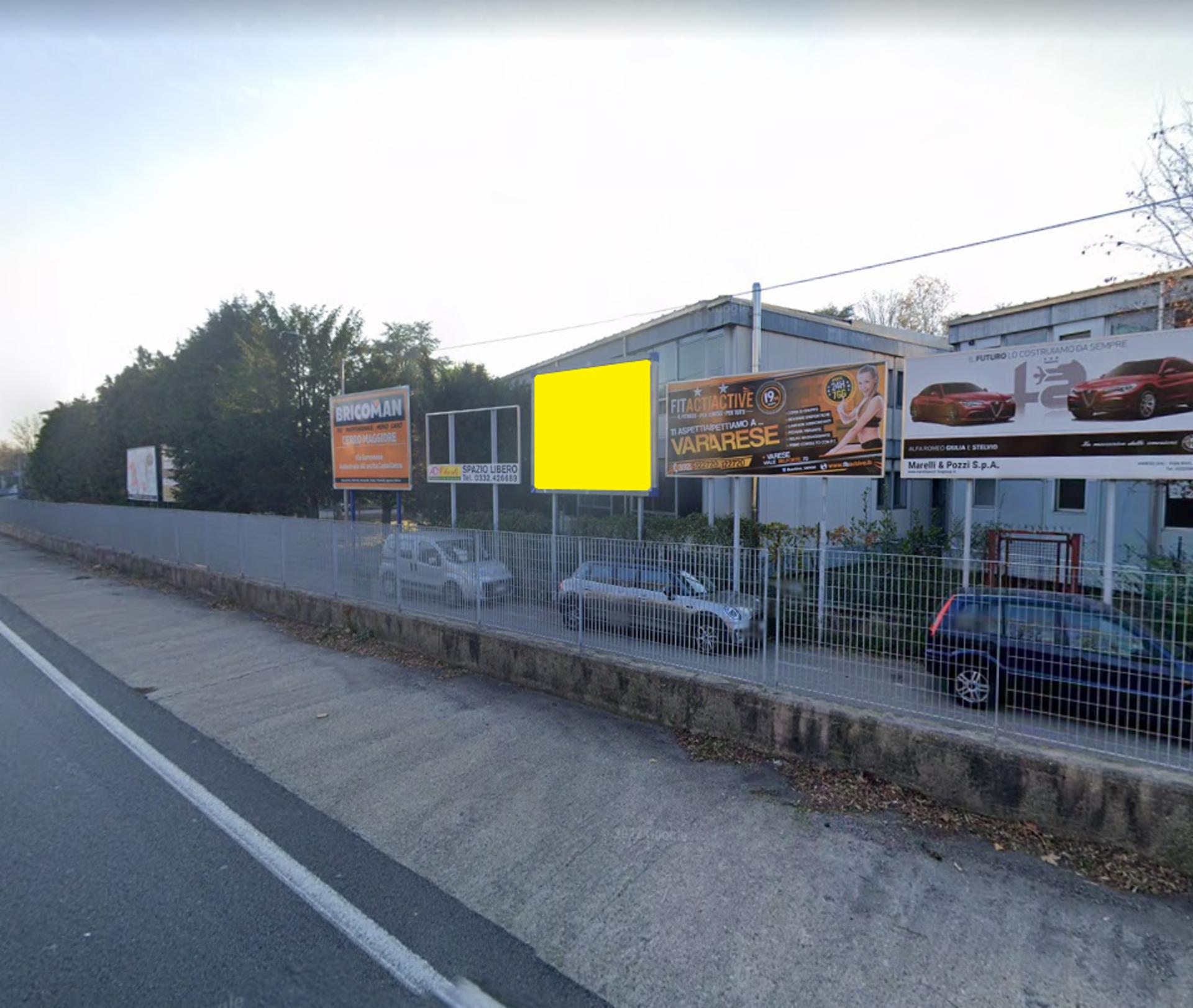 Impianto POSTER a Varese, in zona SP