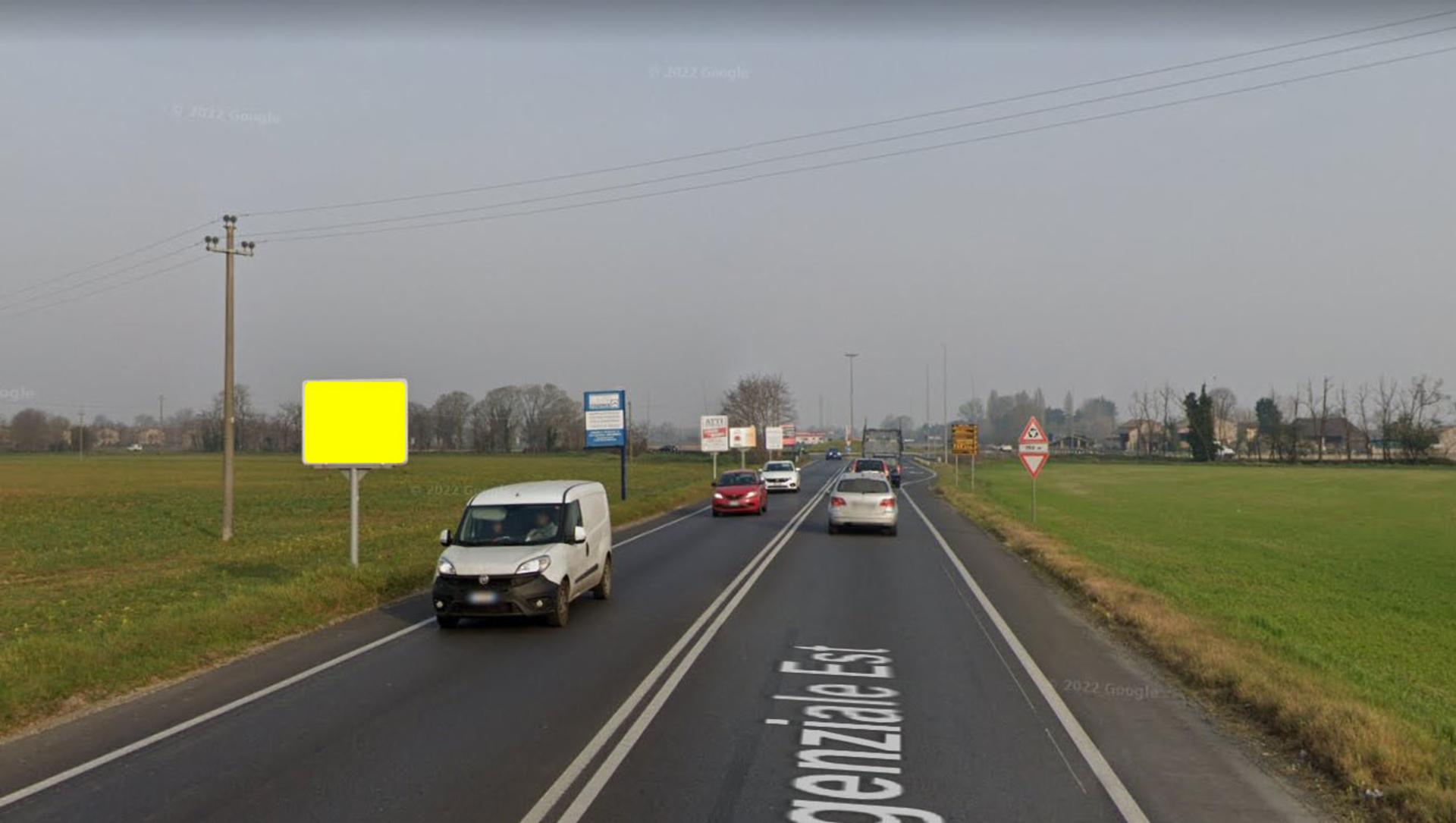 Impianto CARTELLONISTICA a Pavia, in zona Della Paiola (C.na Vignolo)