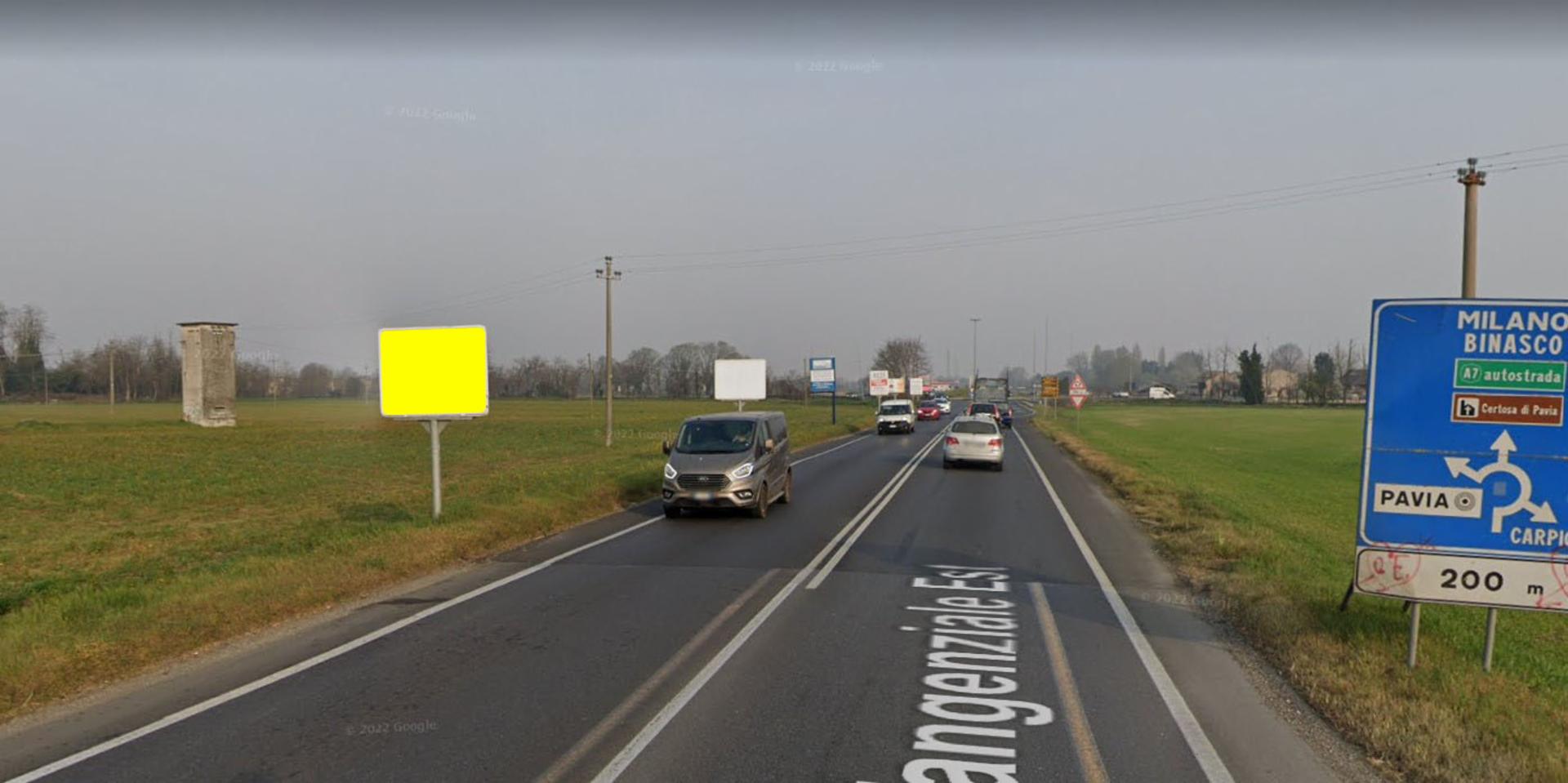 Impianto CARTELLONISTICA a Pavia, in zona Della Paiola (C.na Vignolo)