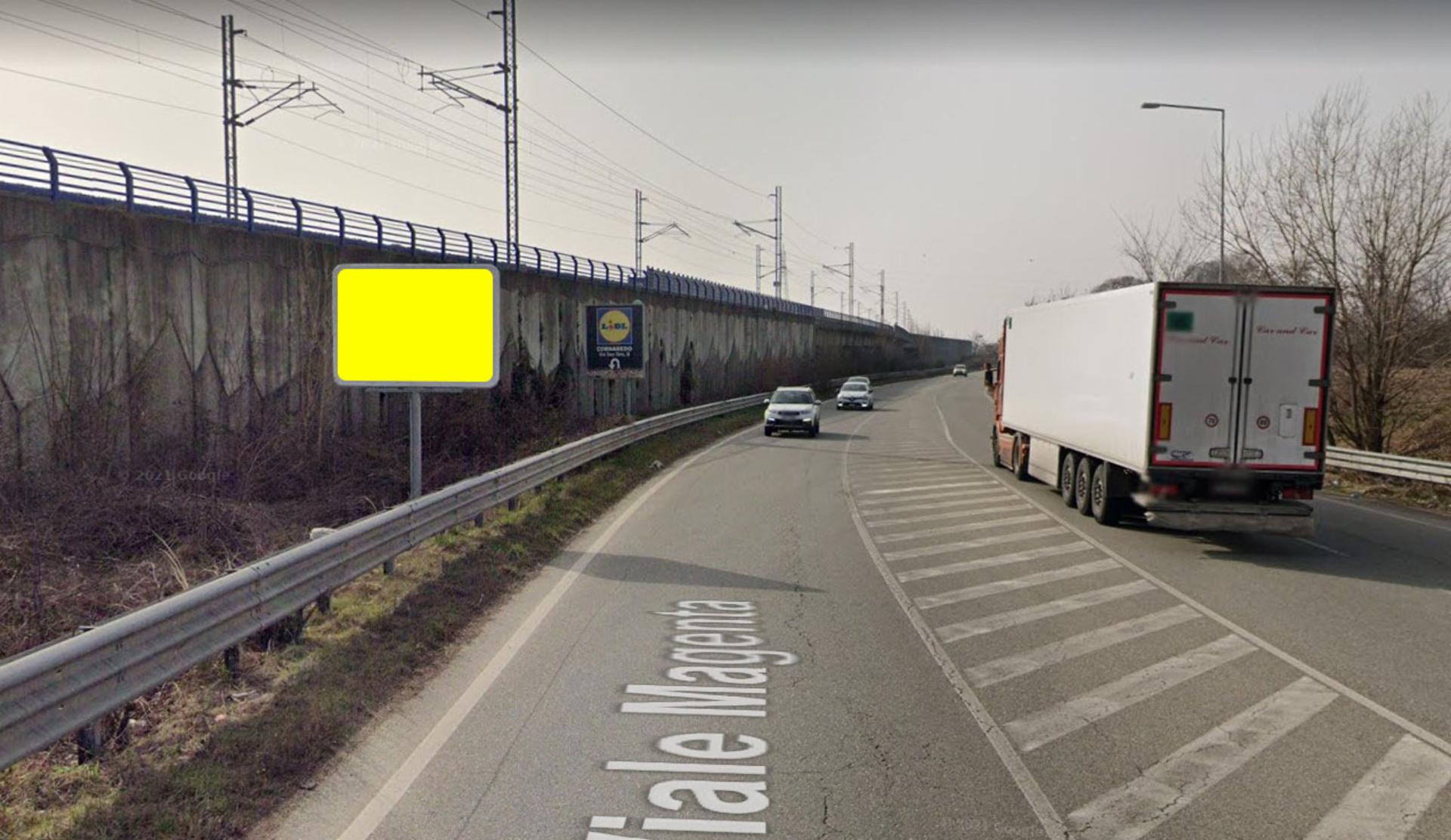 Impianto CARTELLONISTICA a Pregnana Milanese, in zona S6 Bar Station