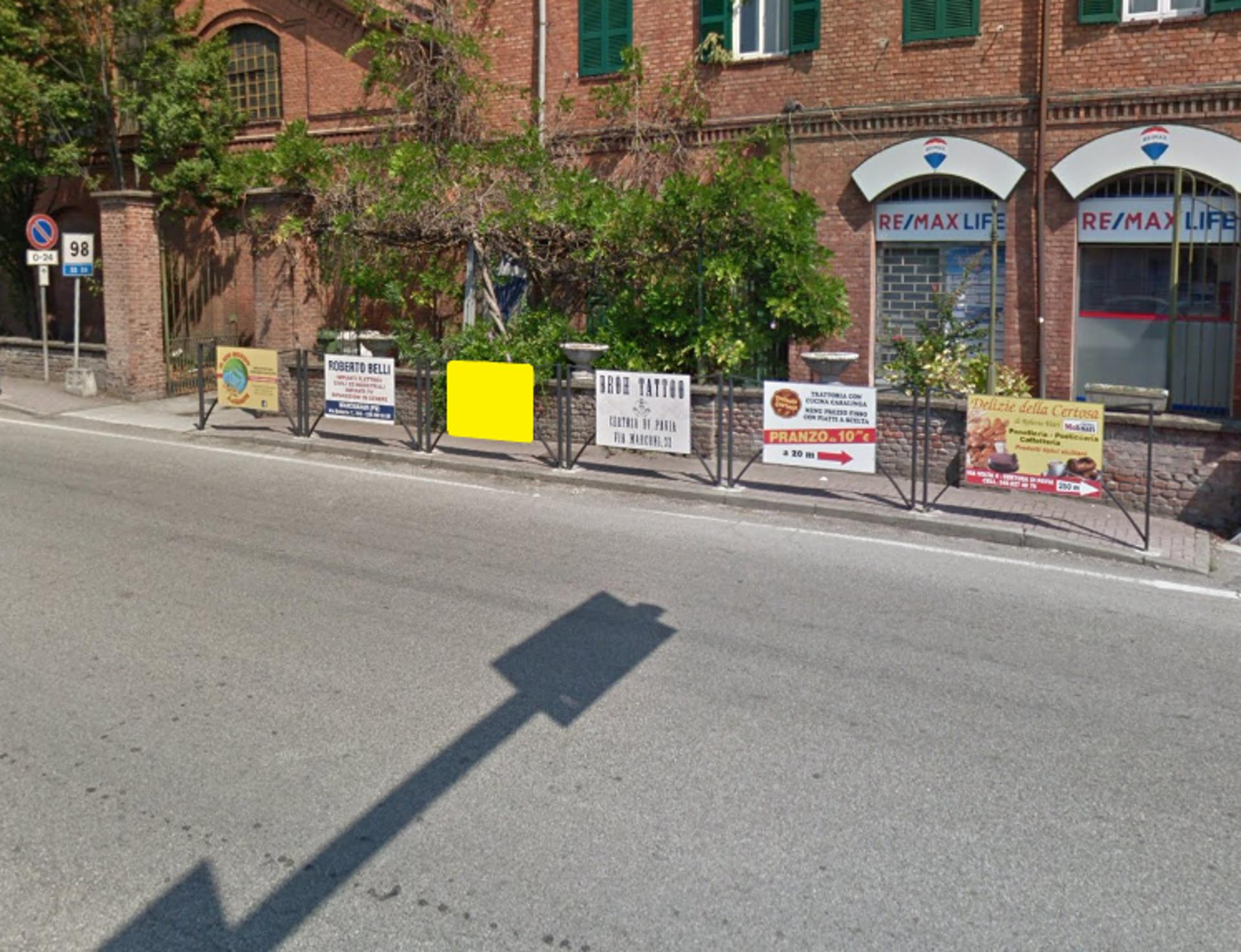 Impianto TRANSENNA a Certosa di Pavia, in zona Parco Giochi