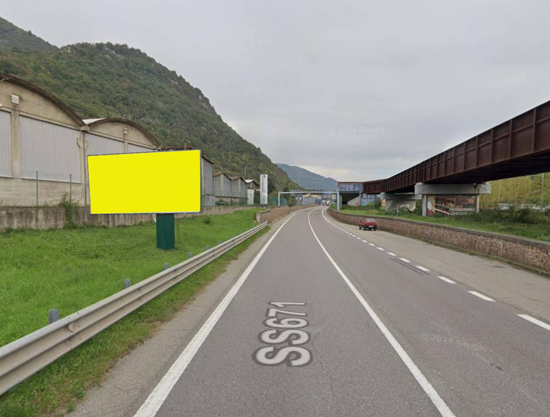 Impianto a SP EX SS 671 KM.26,115 SX DIR CLUSONE  Albino