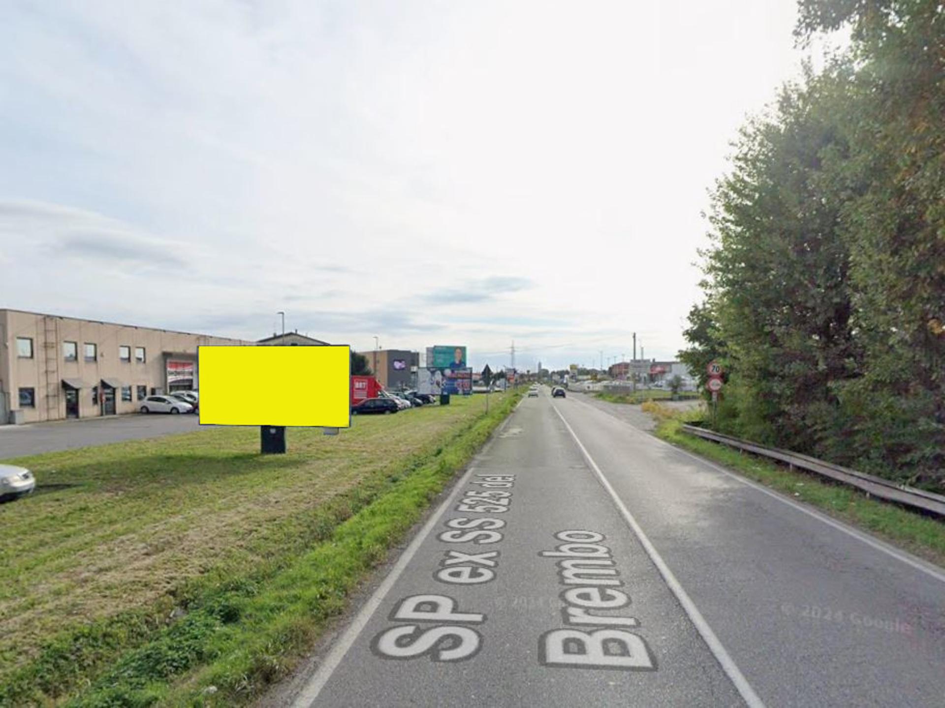 Impianto a SP EX SS 525 KM.7+H54,695 SX - DIR. CISERANO  Osio Sopra