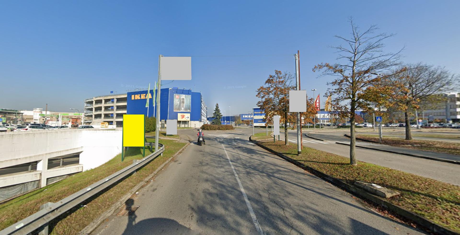 Impianto STENDARDO a Carugate, in zona IKEA