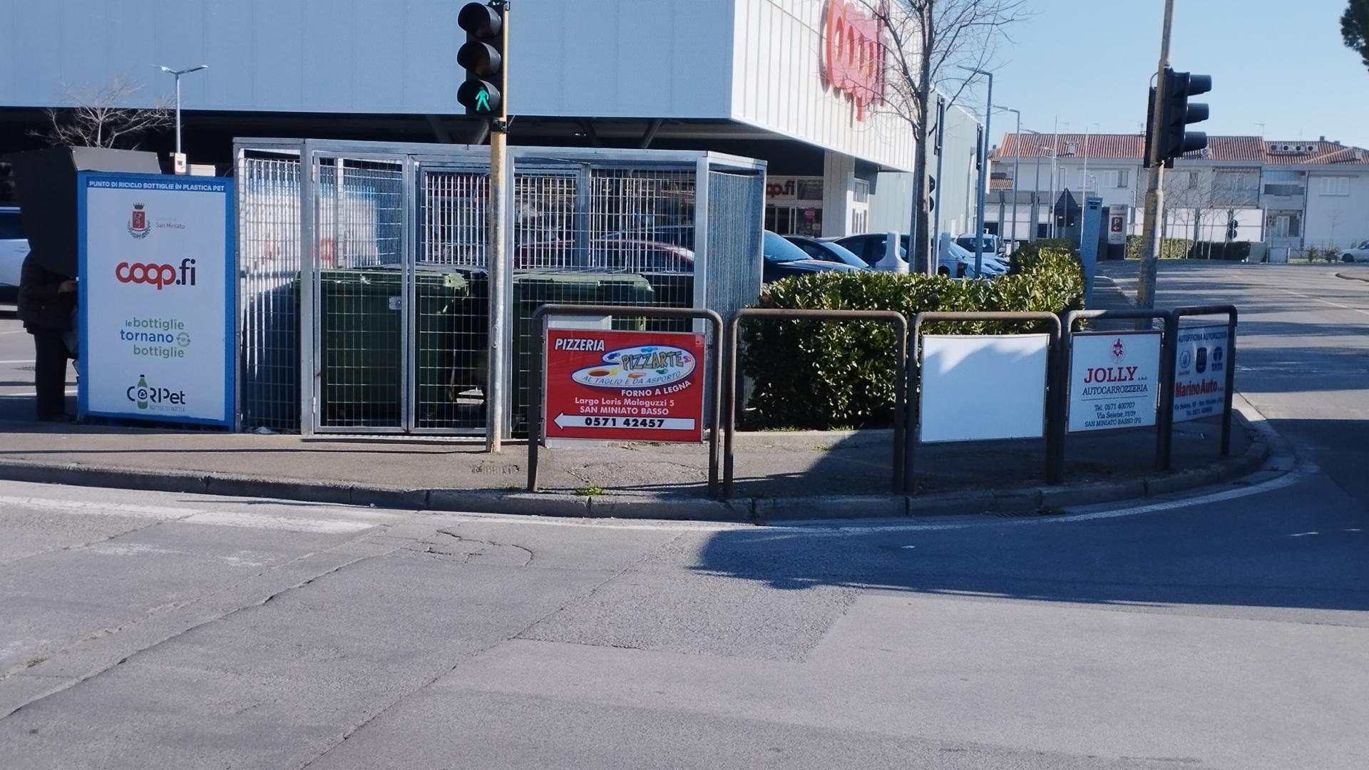 Impianto transenna a San Miniato