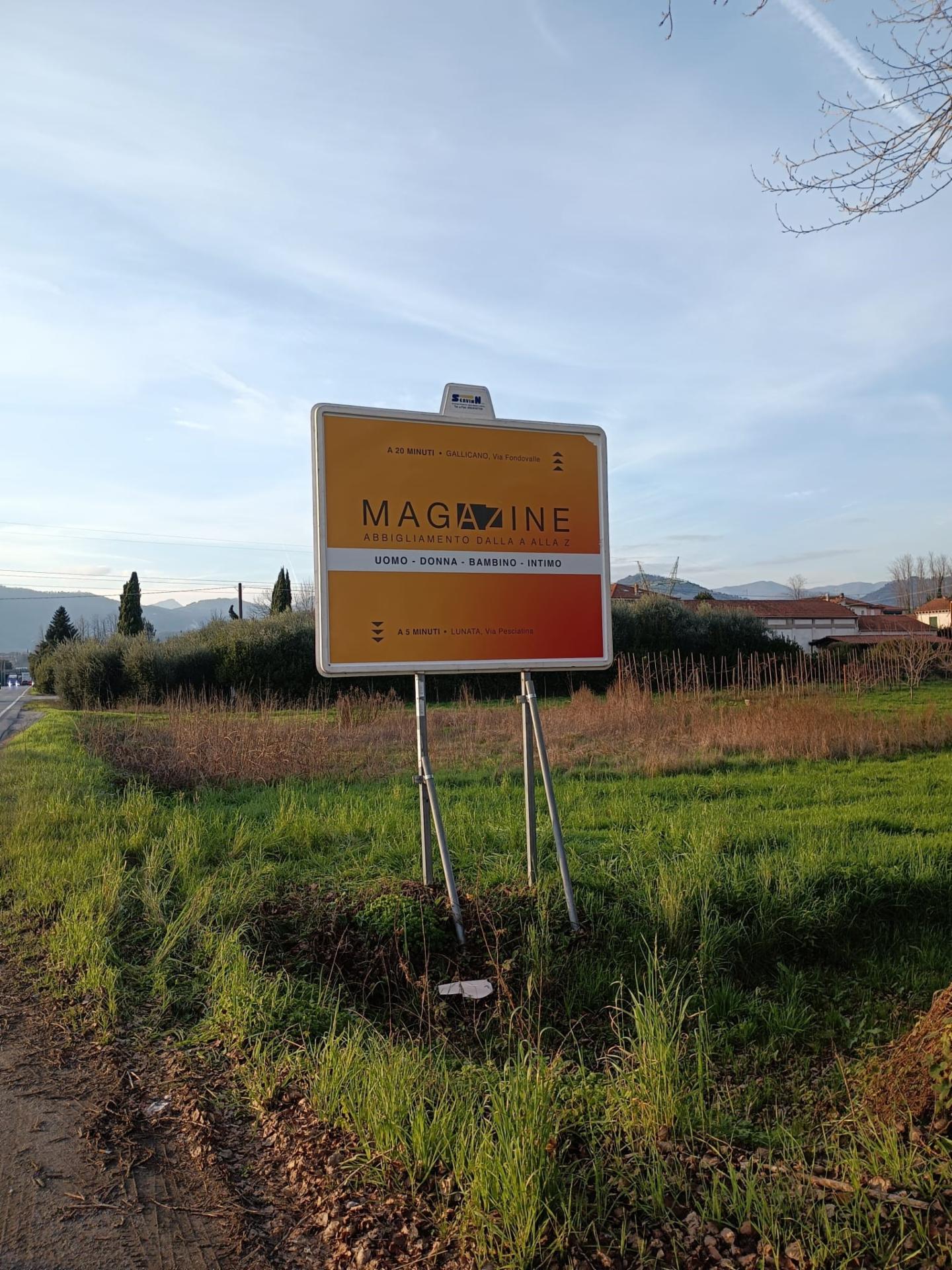 Impianto cartellonistica a Capannori