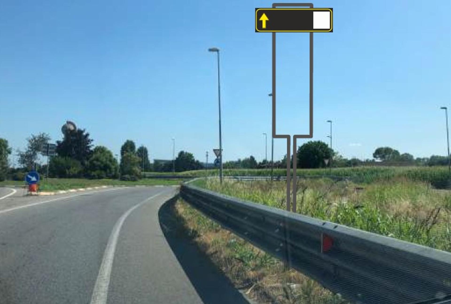 Impianto a EXS.S. 498 Km. 24+044/dx  Antegnate