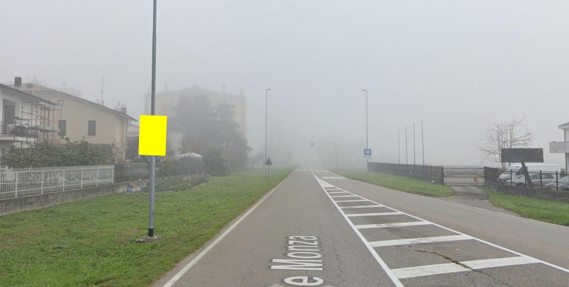 Impianto POLE MEDIA a Caponago, in zona Ok Sigma dei Fratelli Brambilla