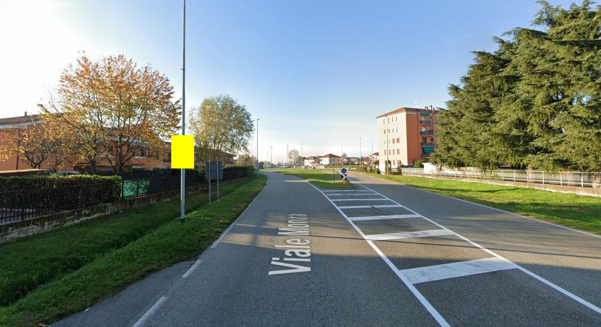Impianto POLE MEDIA a Caponago, in zona Ok Sigma dei Fratelli Brambilla