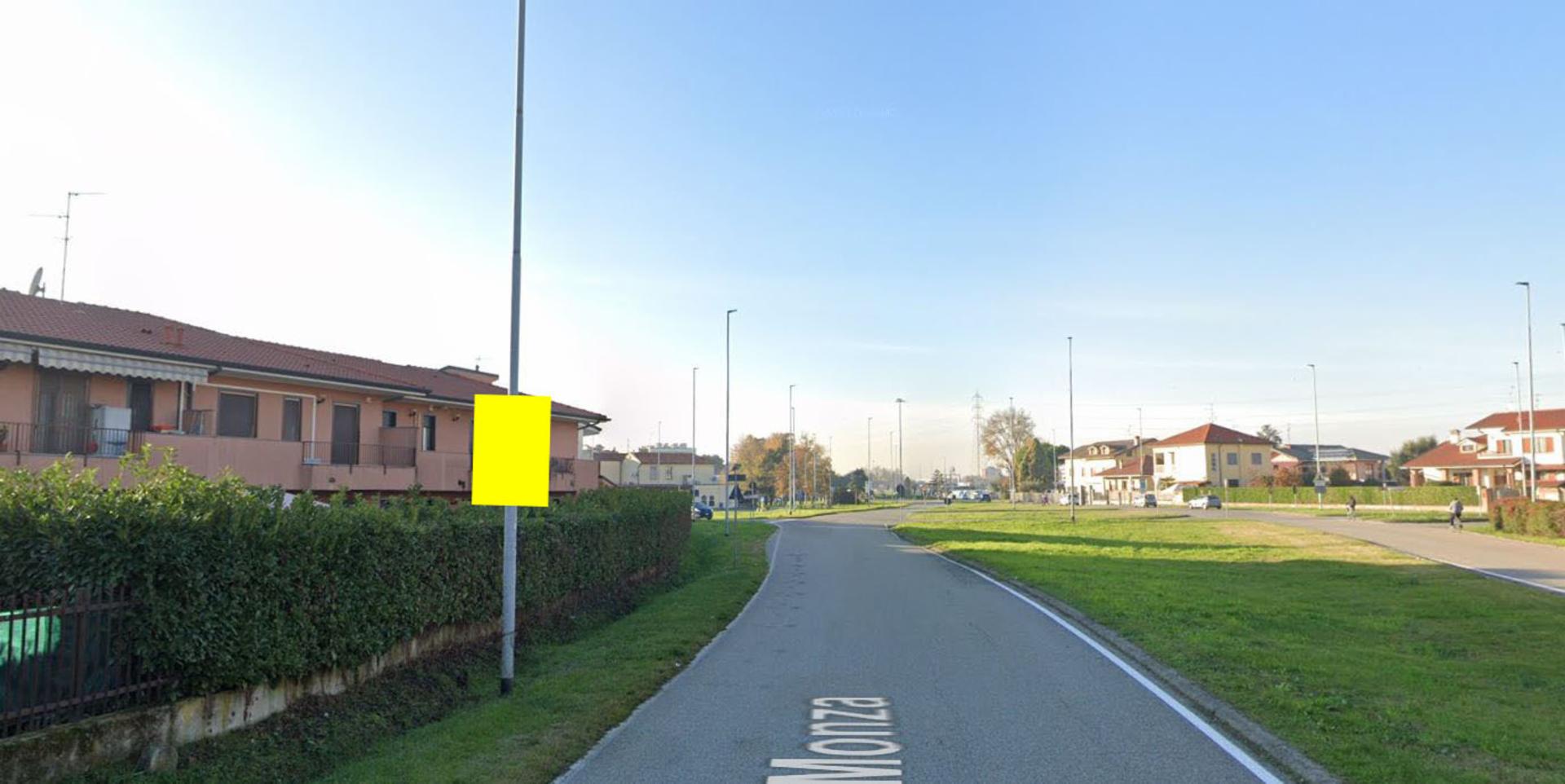 Impianto POLE MEDIA a Caponago, in zona Ok Sigma dei Fratelli Brambilla
