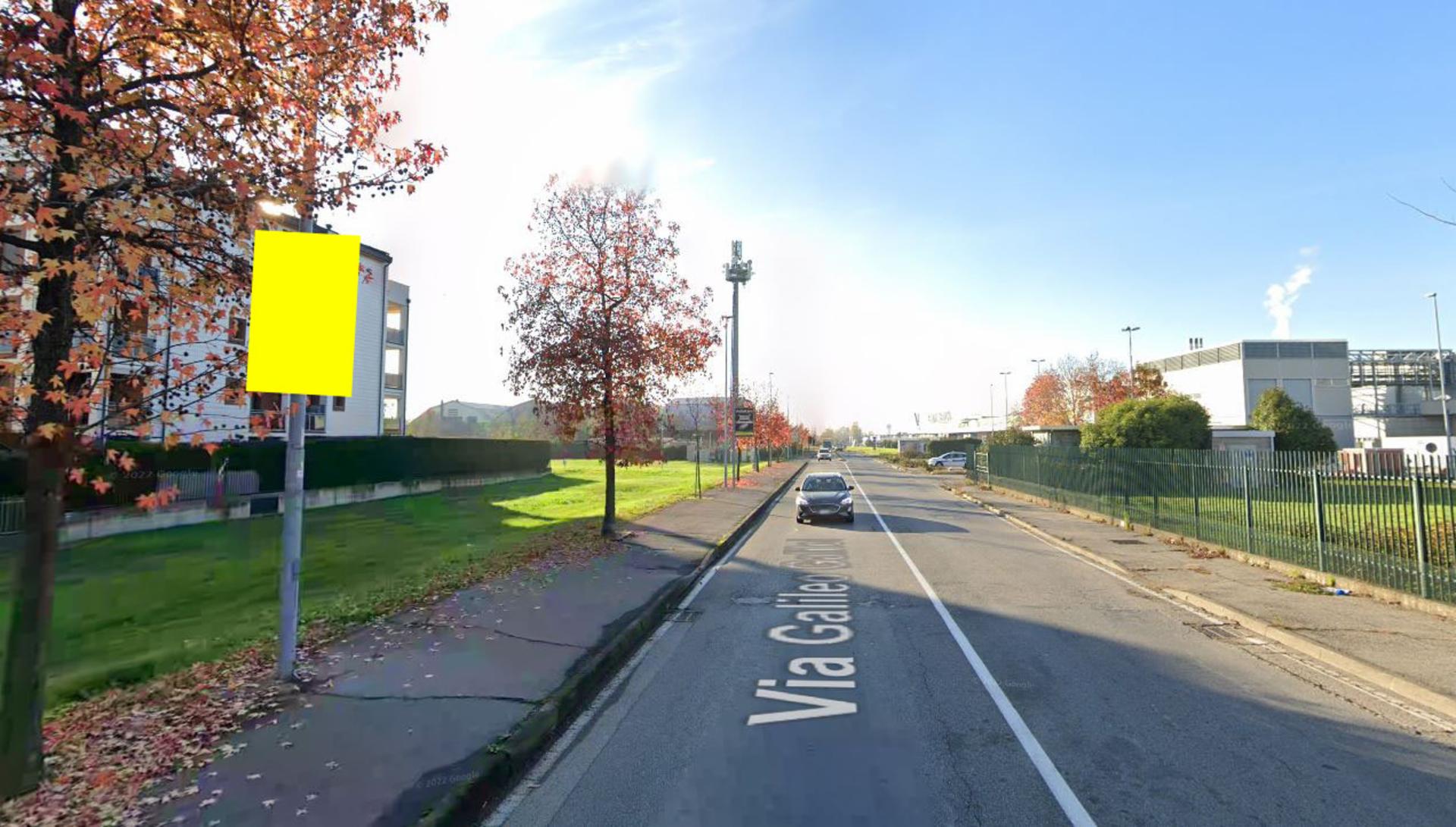 Impianto POLE MEDIA a Caponago, in zona Ok Sigma dei Fratelli Brambilla