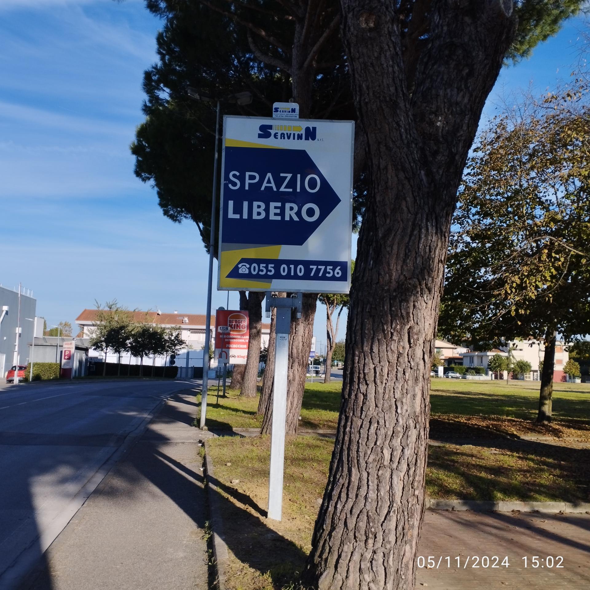 Impianto CARTELLONISTICA a San Miniato, in zona Locanda pinocchio