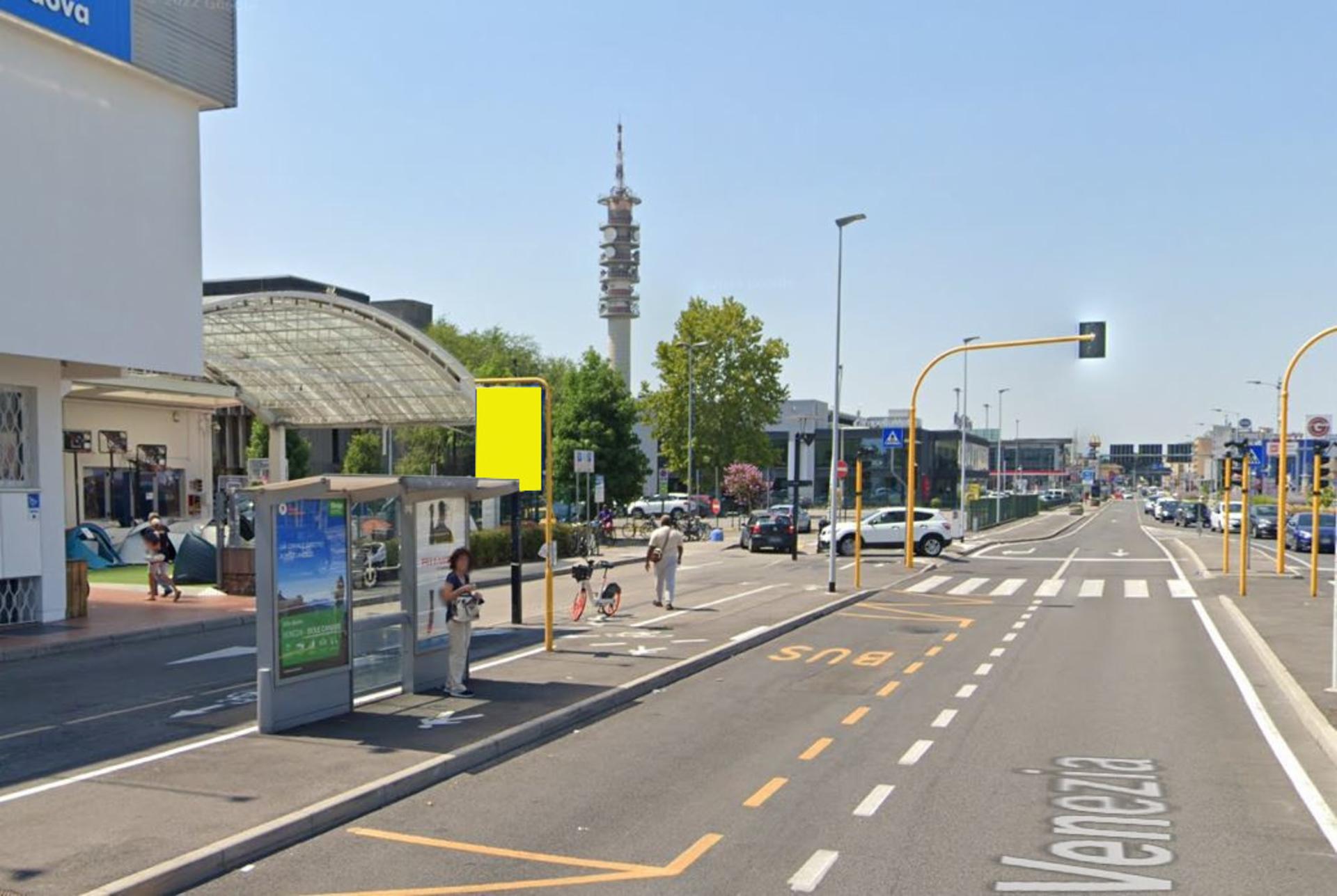 Impianto PALINA a Padova, in zona Decathlon