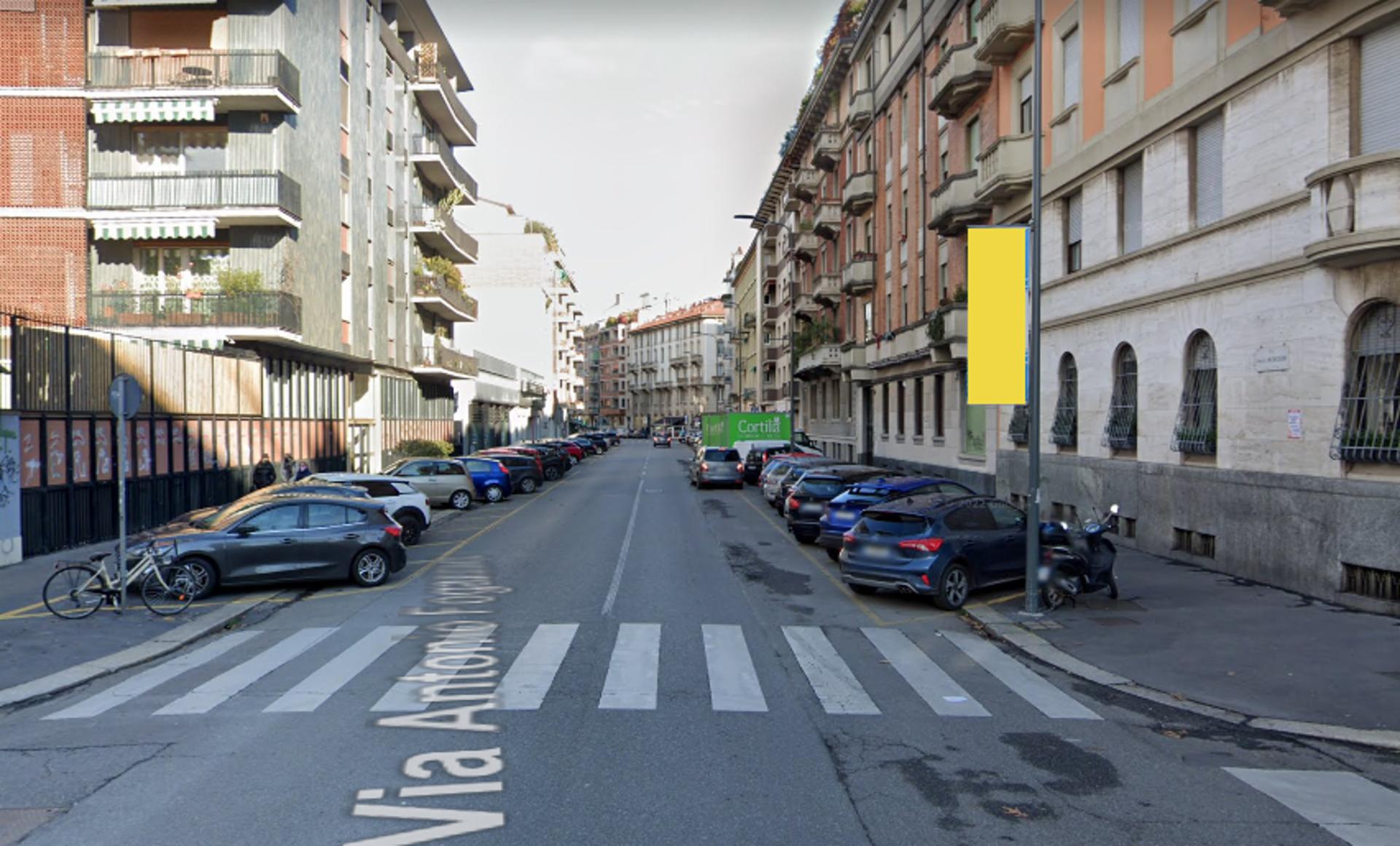 Impianto VERTICAL BANNER a Milano, in zona Morosini