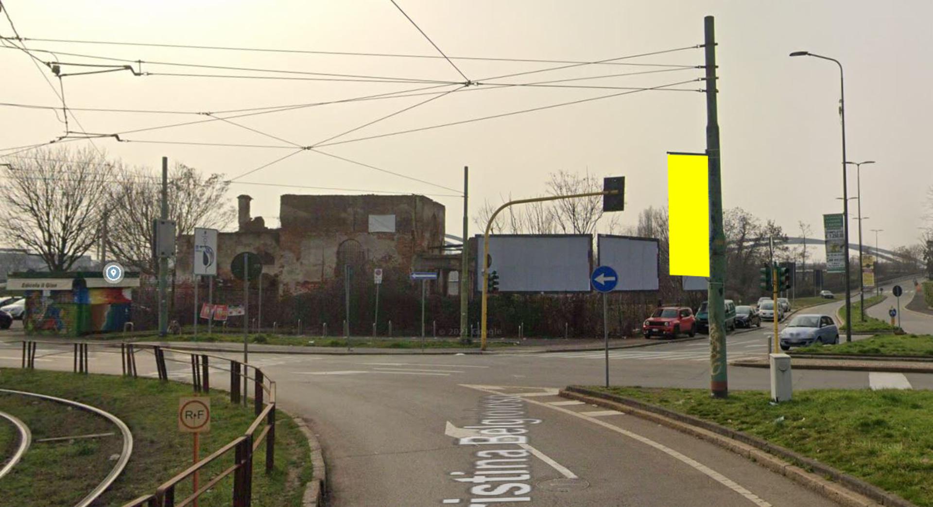 Impianto POLE MEDIA a Milano, in zona Chiosco Bibite