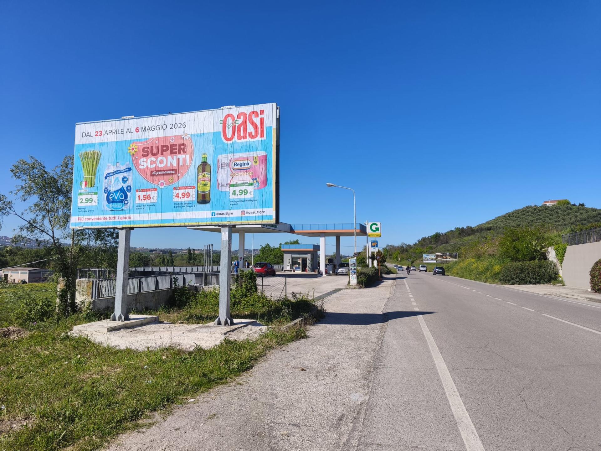 Impianto a Via Giosue' Carducci – EX SP 4B  Cappelle sul Tavo