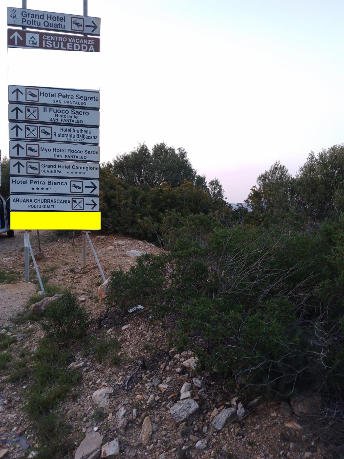 Impianto FRECCE / PREINSEGNE a Olbia, in zona Ristorante Su Cubone
