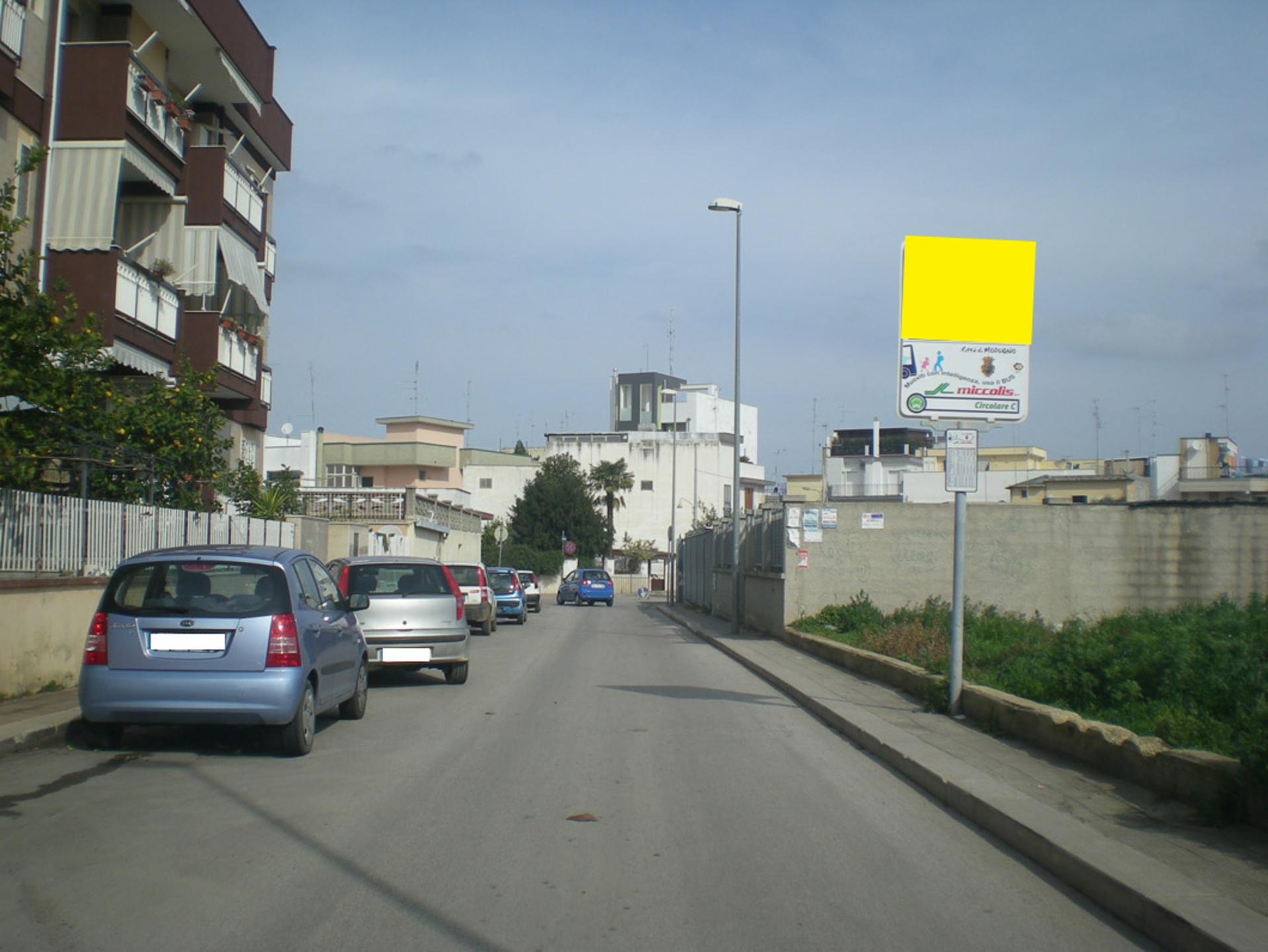Impianto PALINA a Modugno, in zona Ornella Calzature