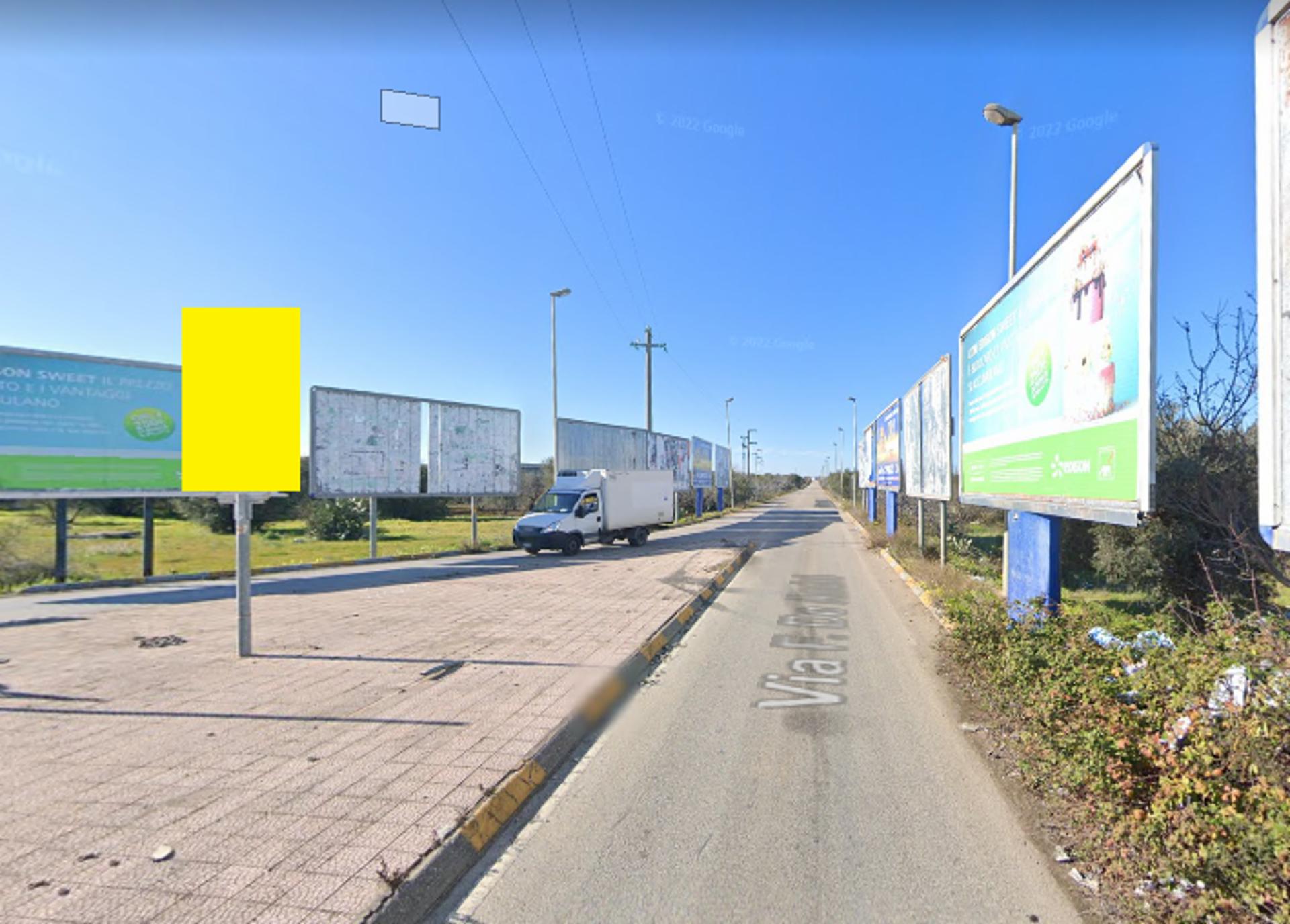 Impianto CARTELLONISTICA a Modugno, in zona Centro Commerciale Gli Ulivi