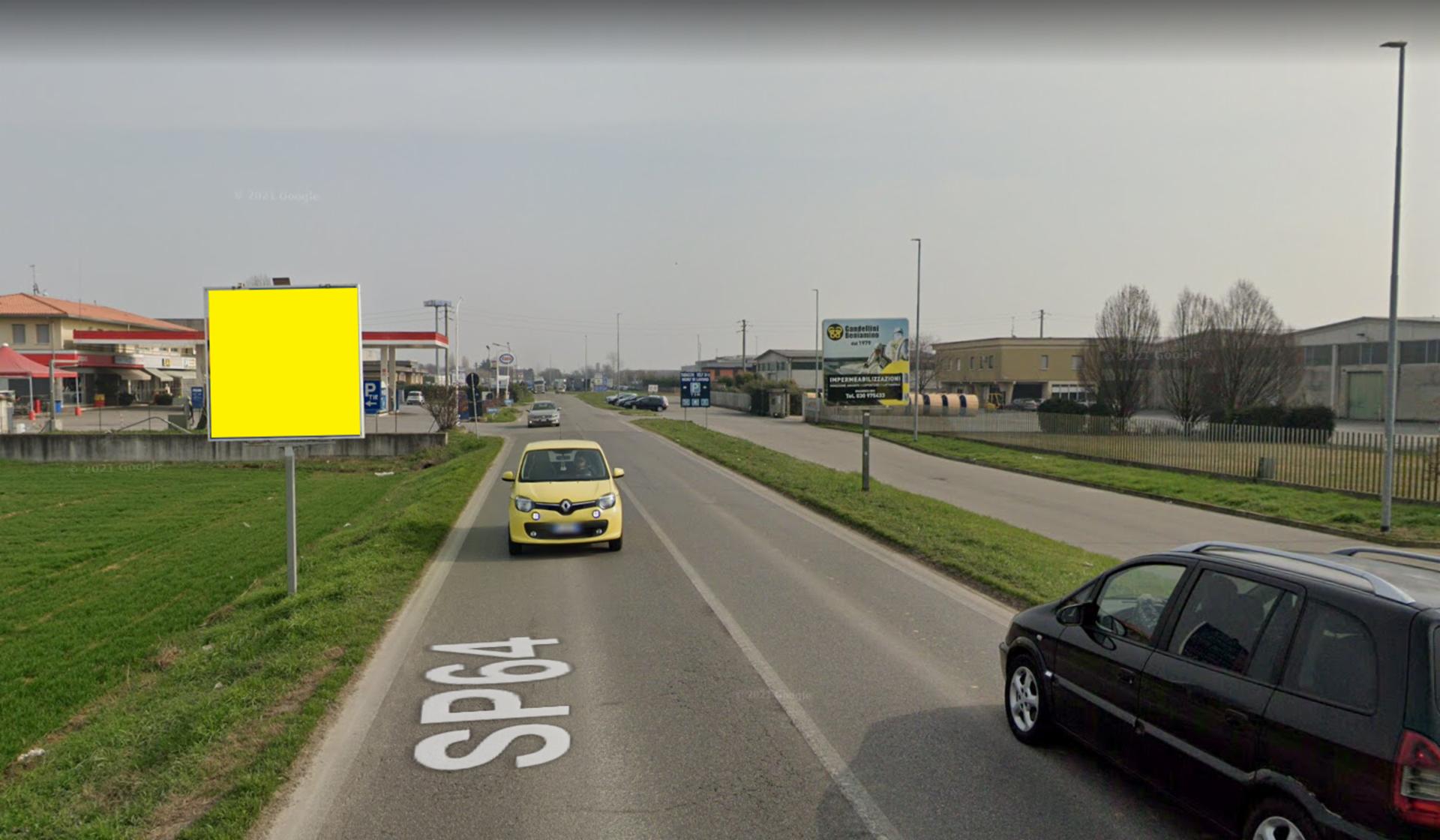 Impianto CARTELLONISTICA a Alfianello, in zona Esso
