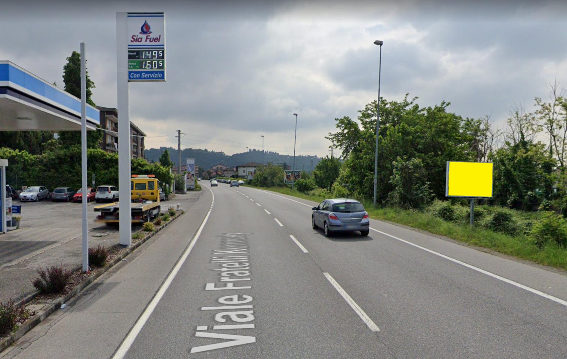 Impianto CARTELLONISTICA a Chiuduno, in zona Il Gelato da Giò