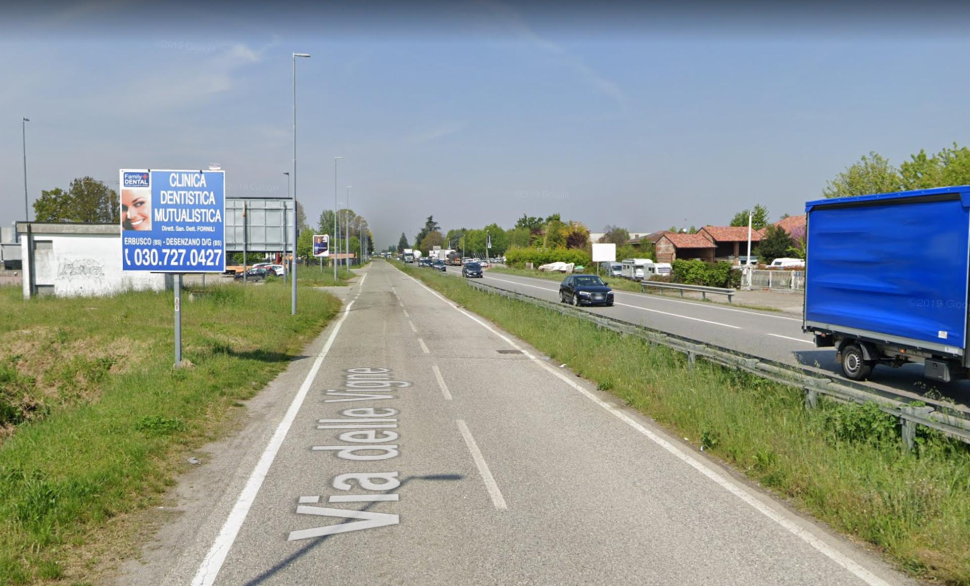 Impianto CARTELLONISTICA a Cremona, in zona Bar Dani