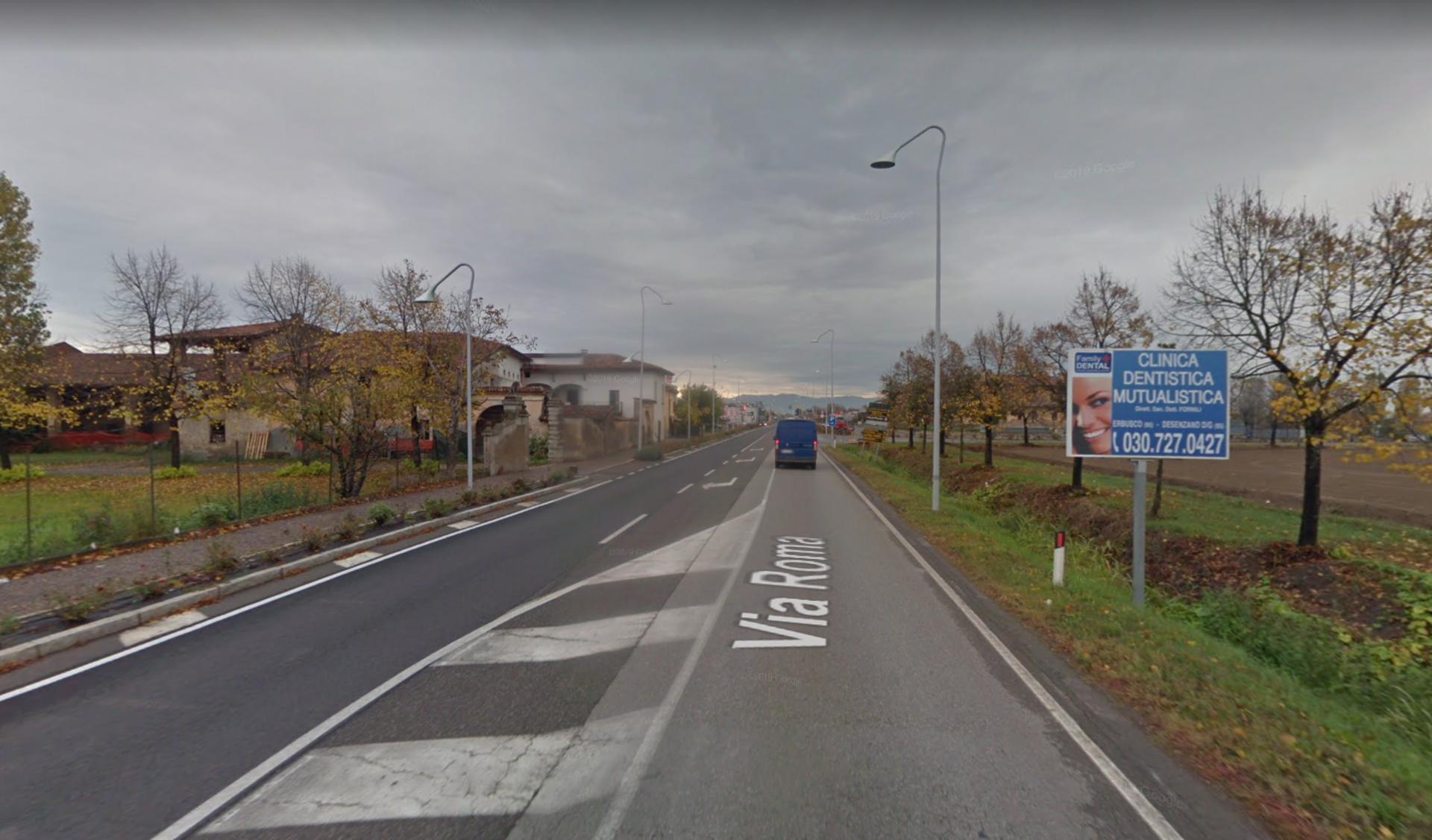 Impianto CARTELLONISTICA a Trenzano, in zona Trattoria da Beppe