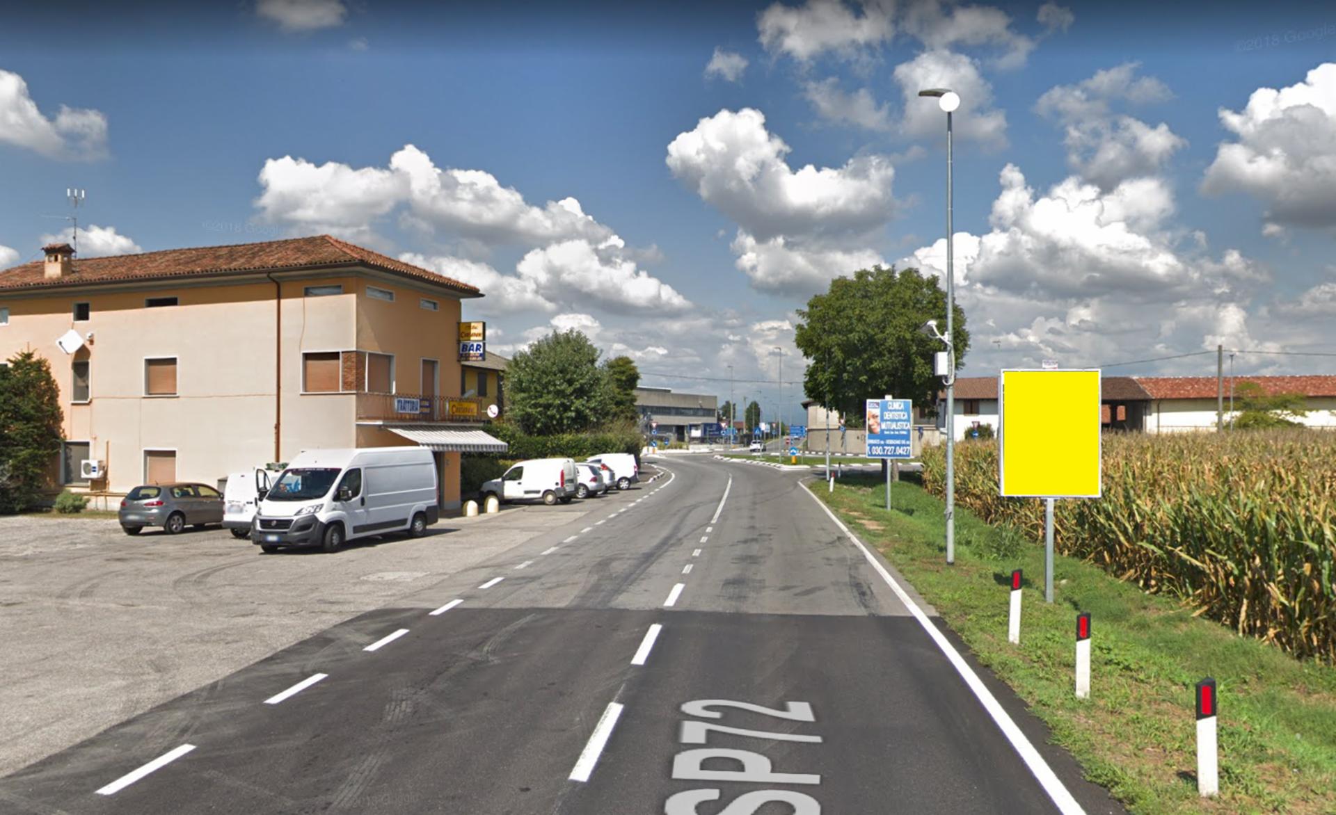 Impianto a STRADA PROVINCIALE 72 Km. 5+967 Sx  Roccafranca
