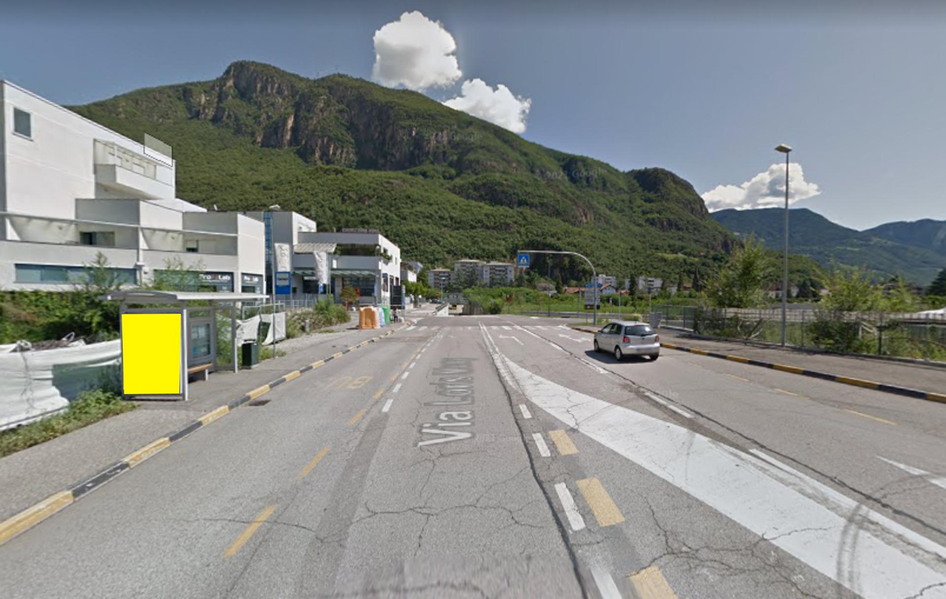 Impianto PENSILINA a Bolzano, in zona mein Bistro Avanti