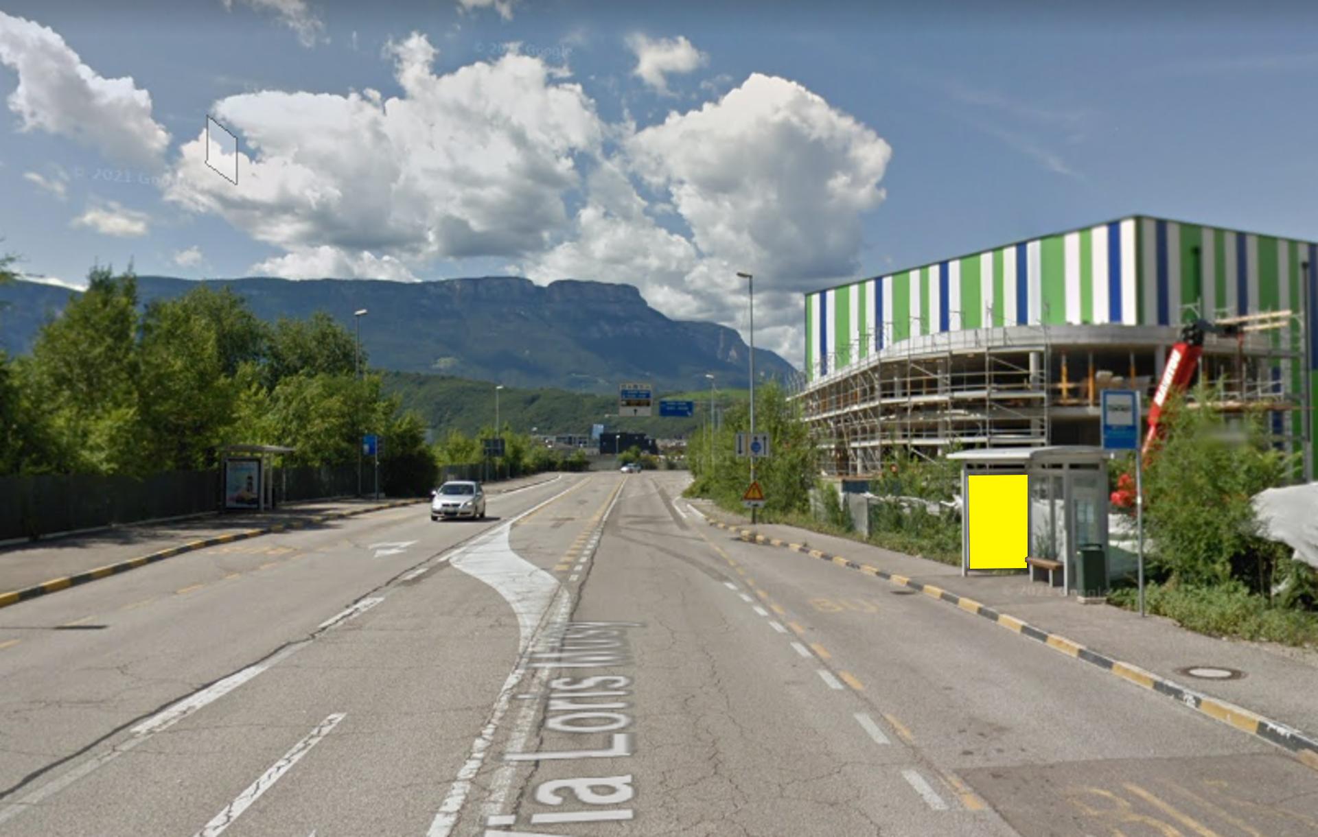 Impianto PENSILINA a Bolzano, in zona mein Bistro Avanti