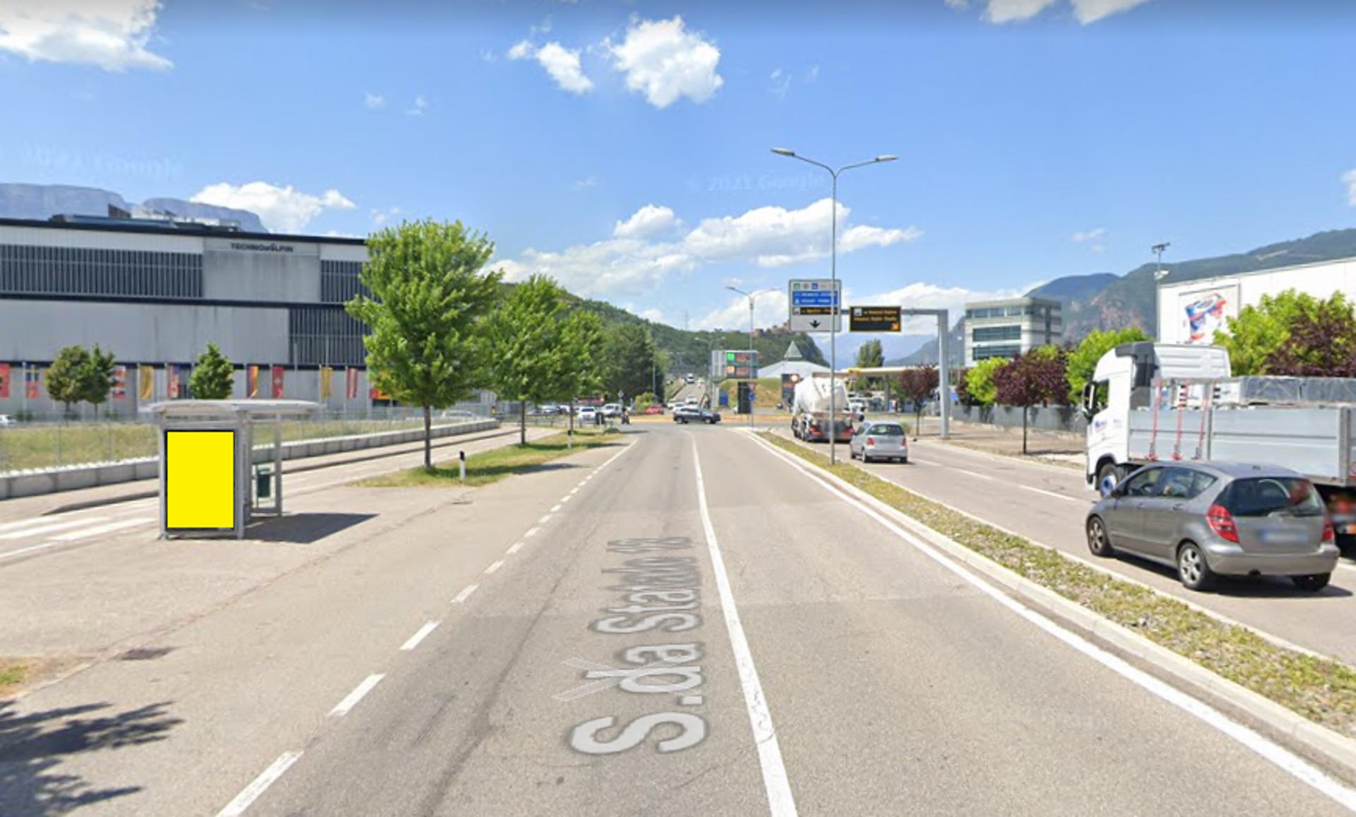 Impianto PENSILINA a Bolzano, in zona Salewa Bivac