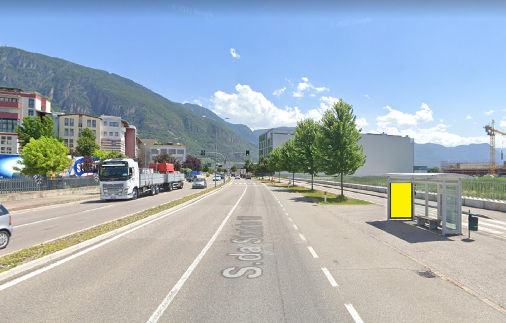 Impianto PENSILINA a Bolzano, in zona Salewa Bivac