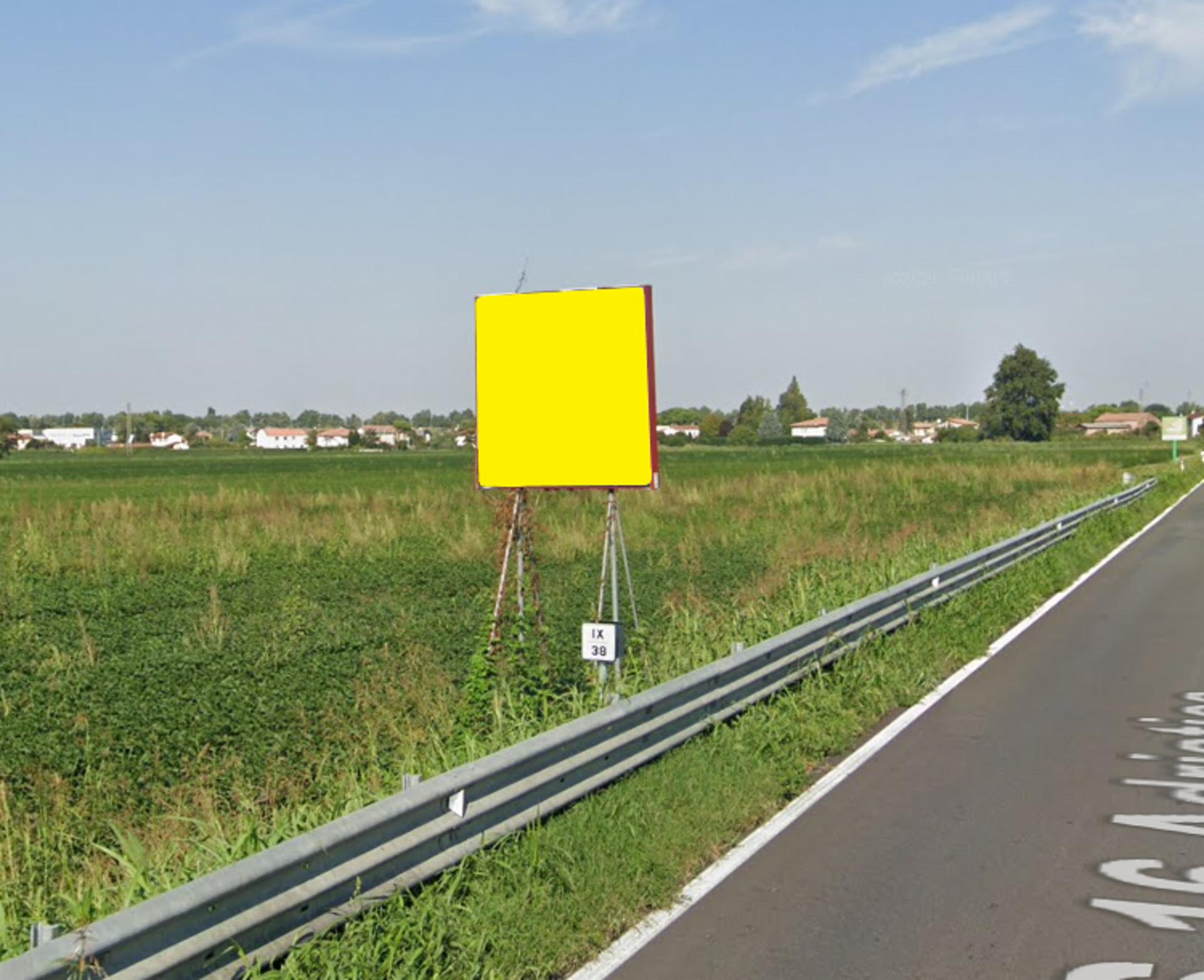 Impianto CARTELLONISTICA a Rovigo, in zona Chiesa di San Zenone