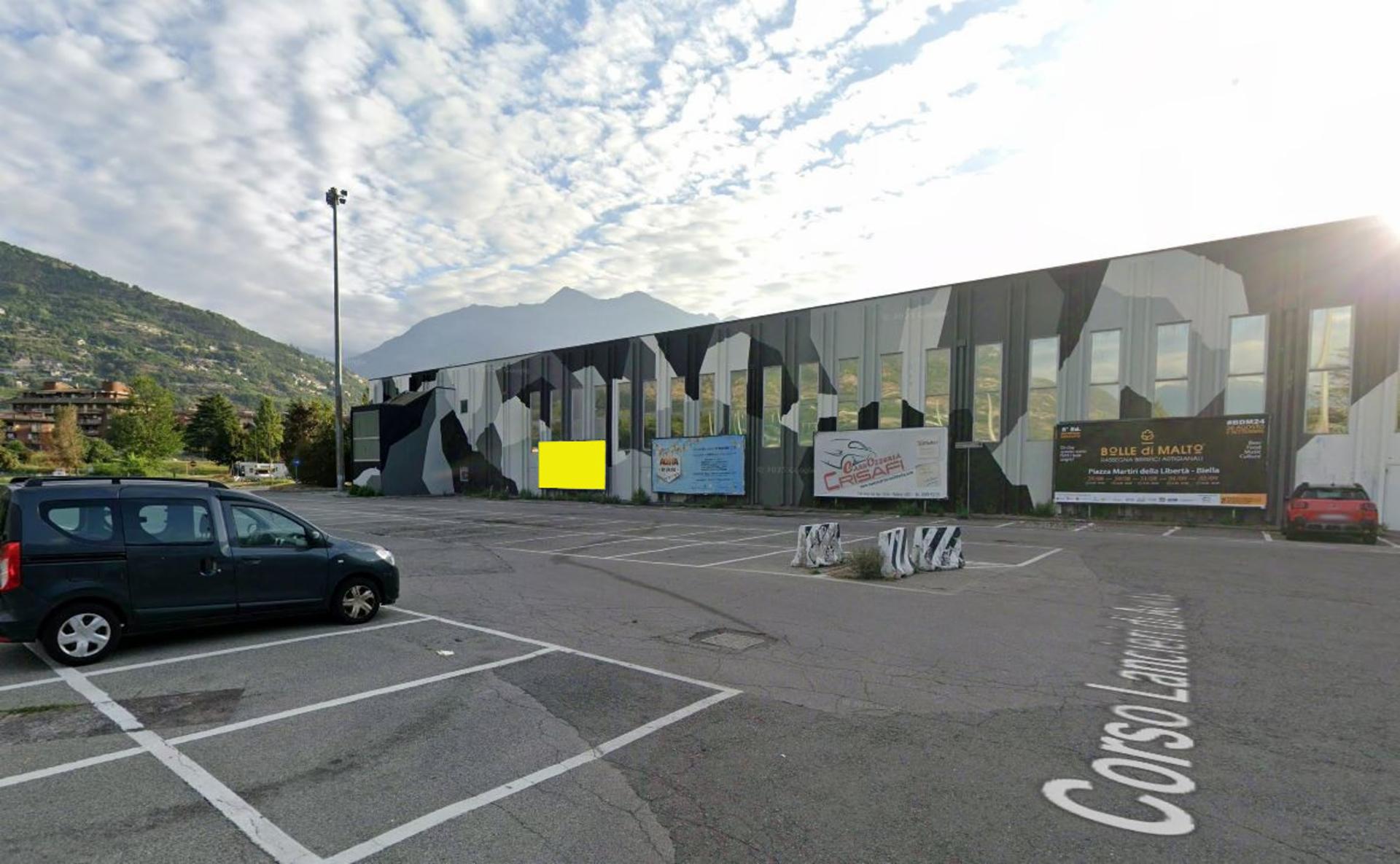 Impianto 6 X 3 a Aosta, in zona Café du vélo