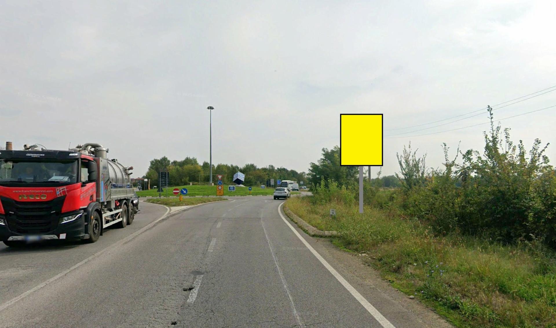 Impianto a S.p. 2 rotatoria via Brasca dir. entrata Trezzo  Trezzo sull'Adda