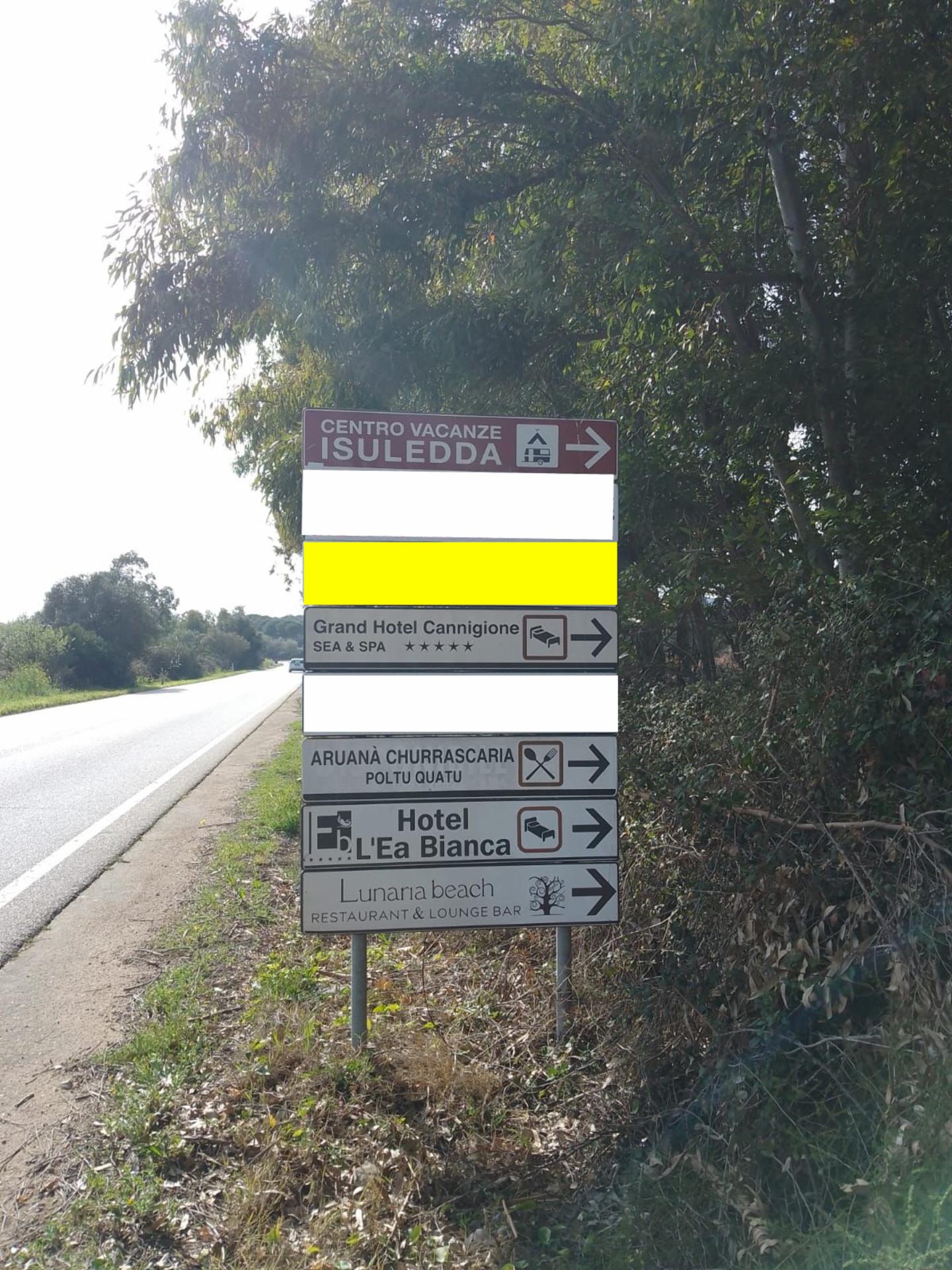 Impianto FRECCE / PREINSEGNE a Arzachena, in zona La Ruota