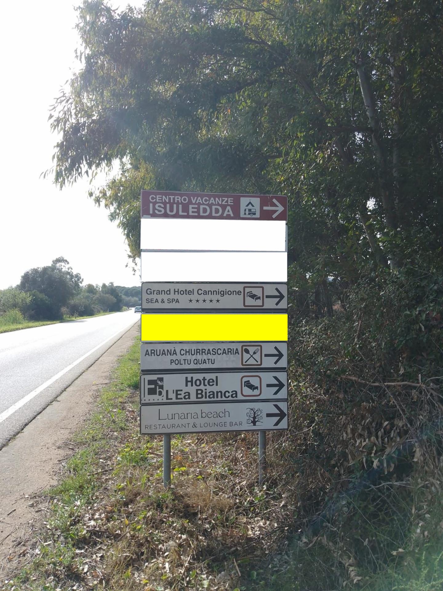 Impianto FRECCE / PREINSEGNE a Arzachena, in zona La Ruota