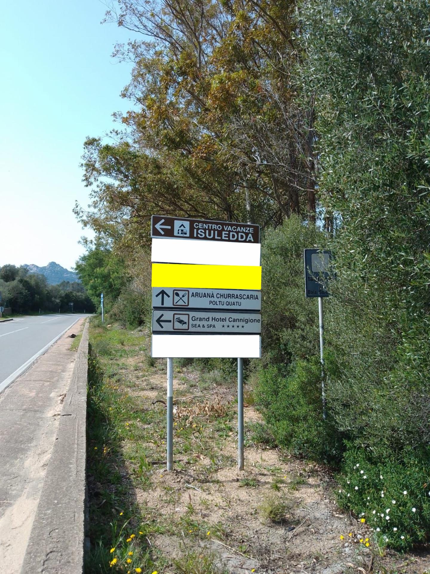 Impianto FRECCE / PREINSEGNE a Arzachena, in zona Sacro Cuore di Gesù